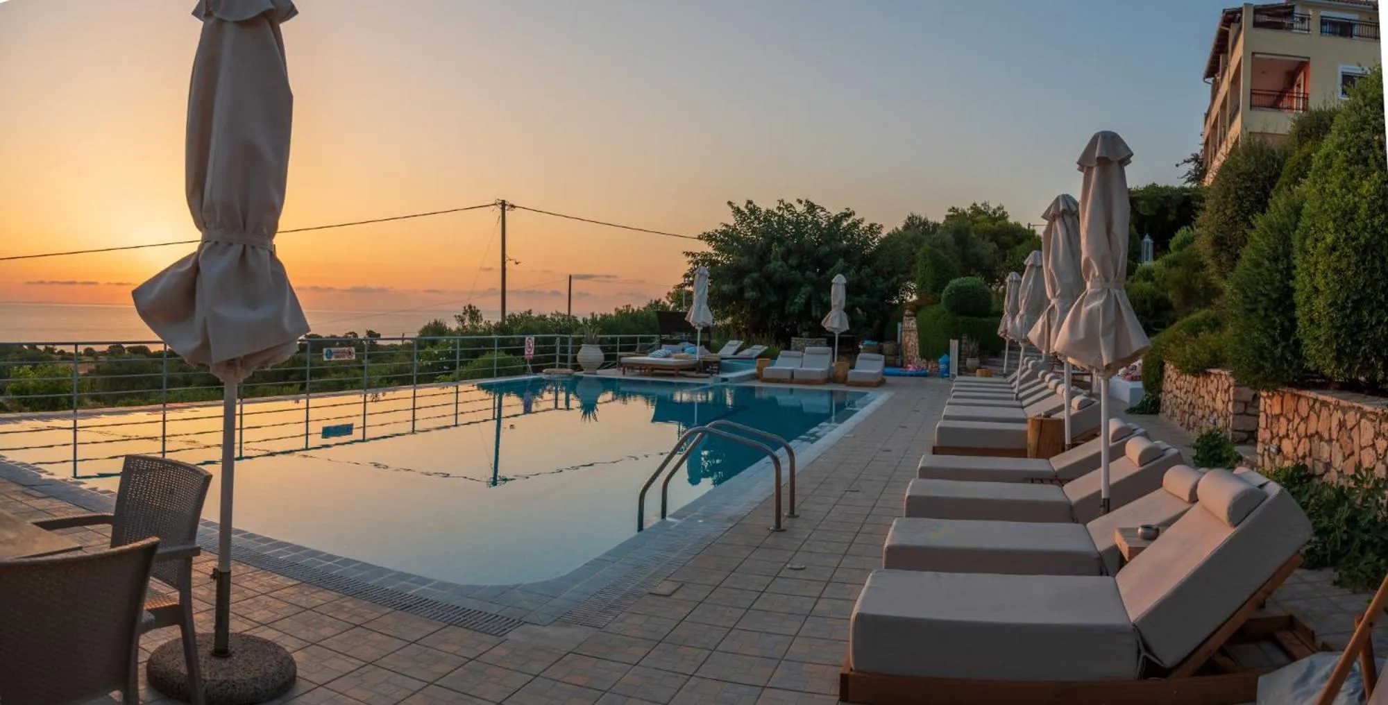 Swimming pool in Lithies Sea View Boutique Hotel