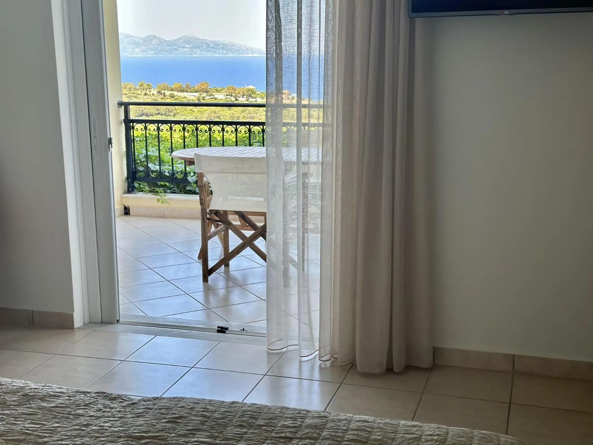 Balcony/Terrace in Lithies Sea View Boutique Hotel