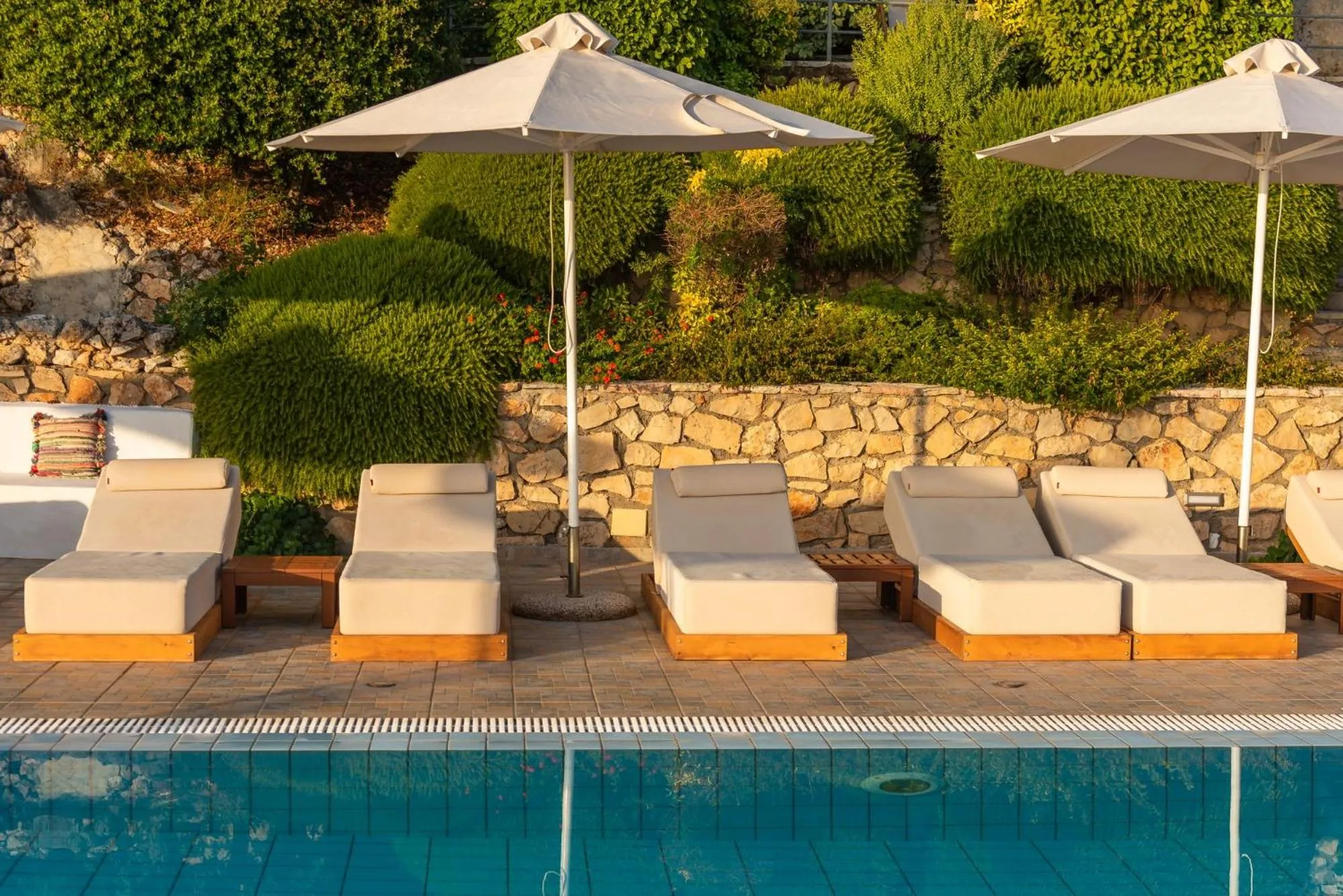 sunbed in Lithies Sea View Boutique Hotel