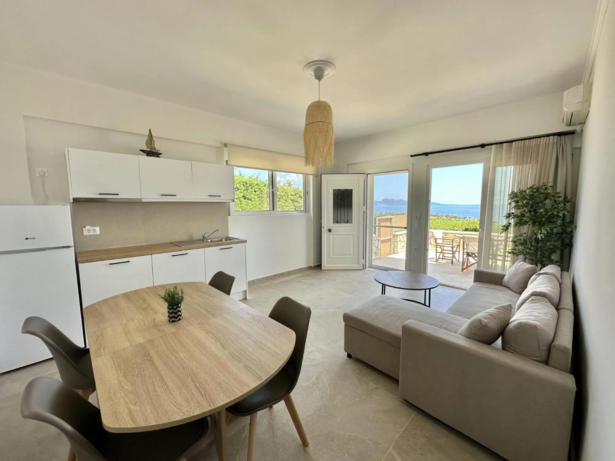 Seating area in Lithies Sea View Boutique Hotel