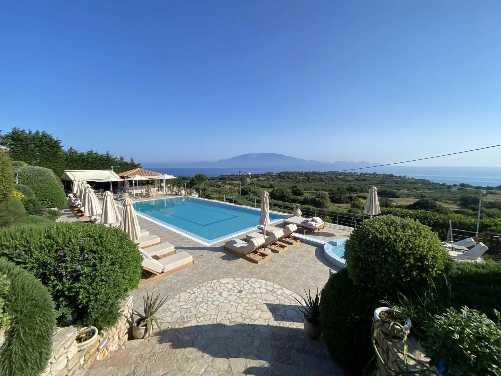 Swimming pool in Lithies Sea View Boutique Hotel