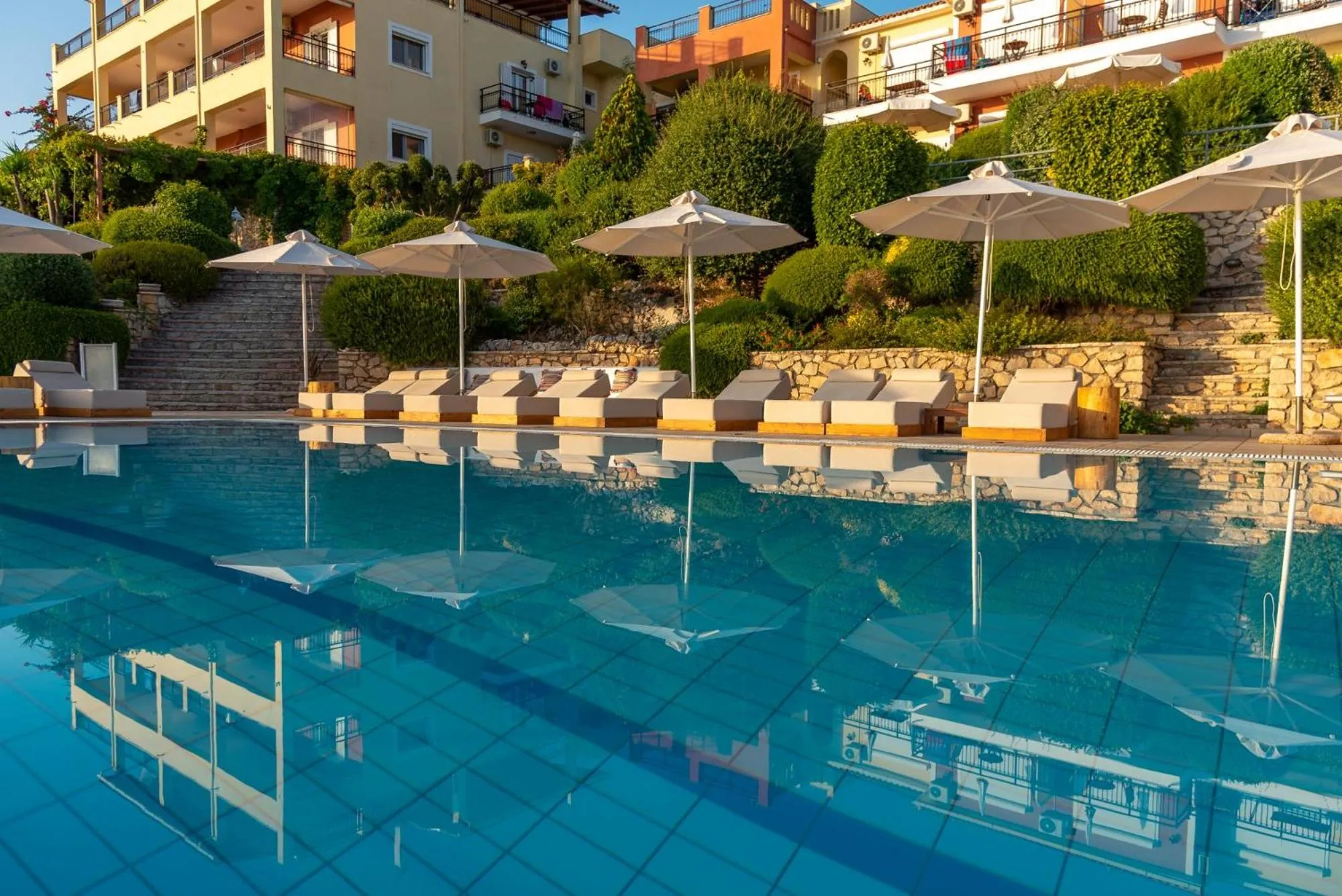 Swimming pool in Lithies Sea View Boutique Hotel