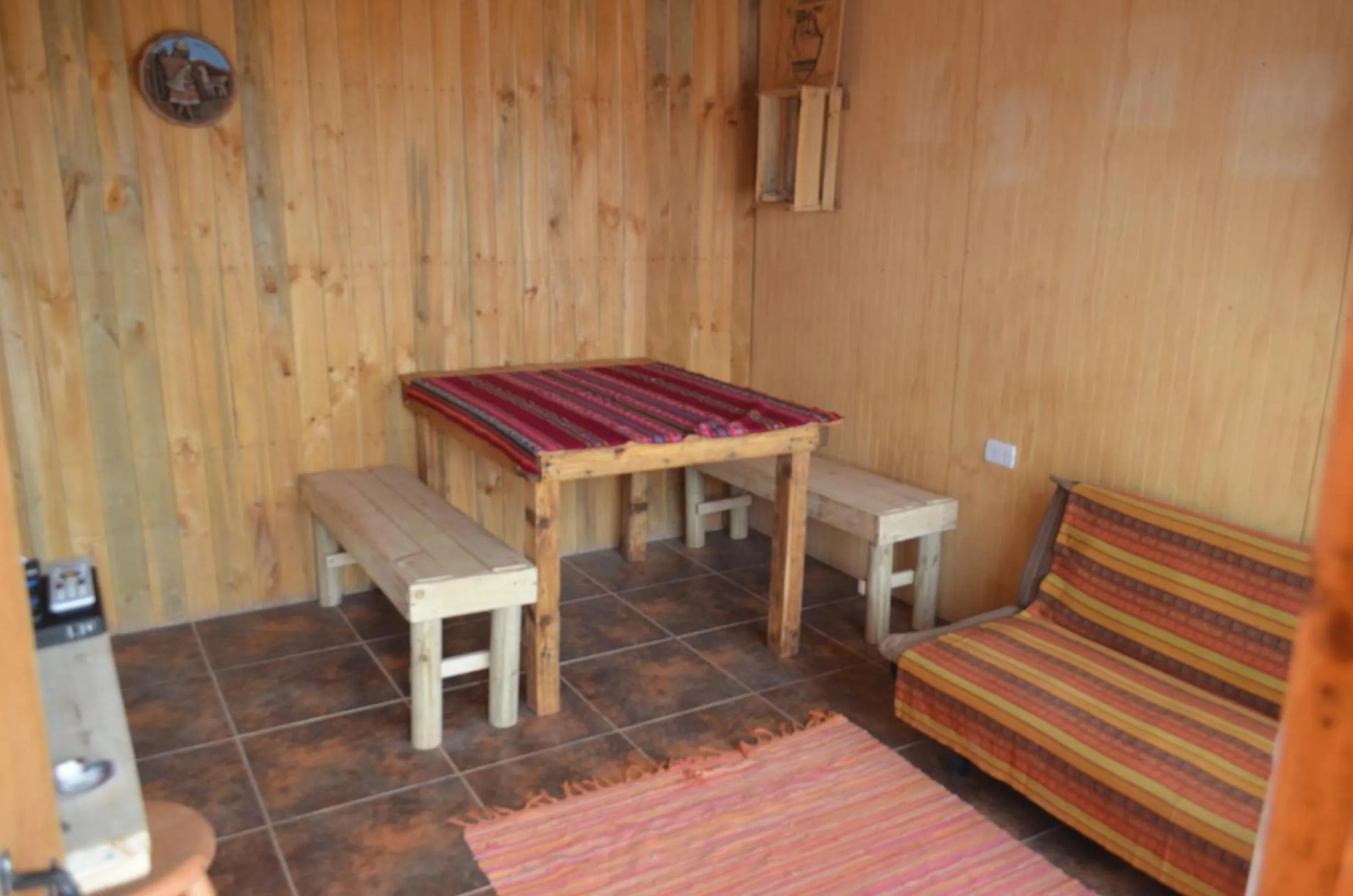 Living room in Cabaña Laynaturi