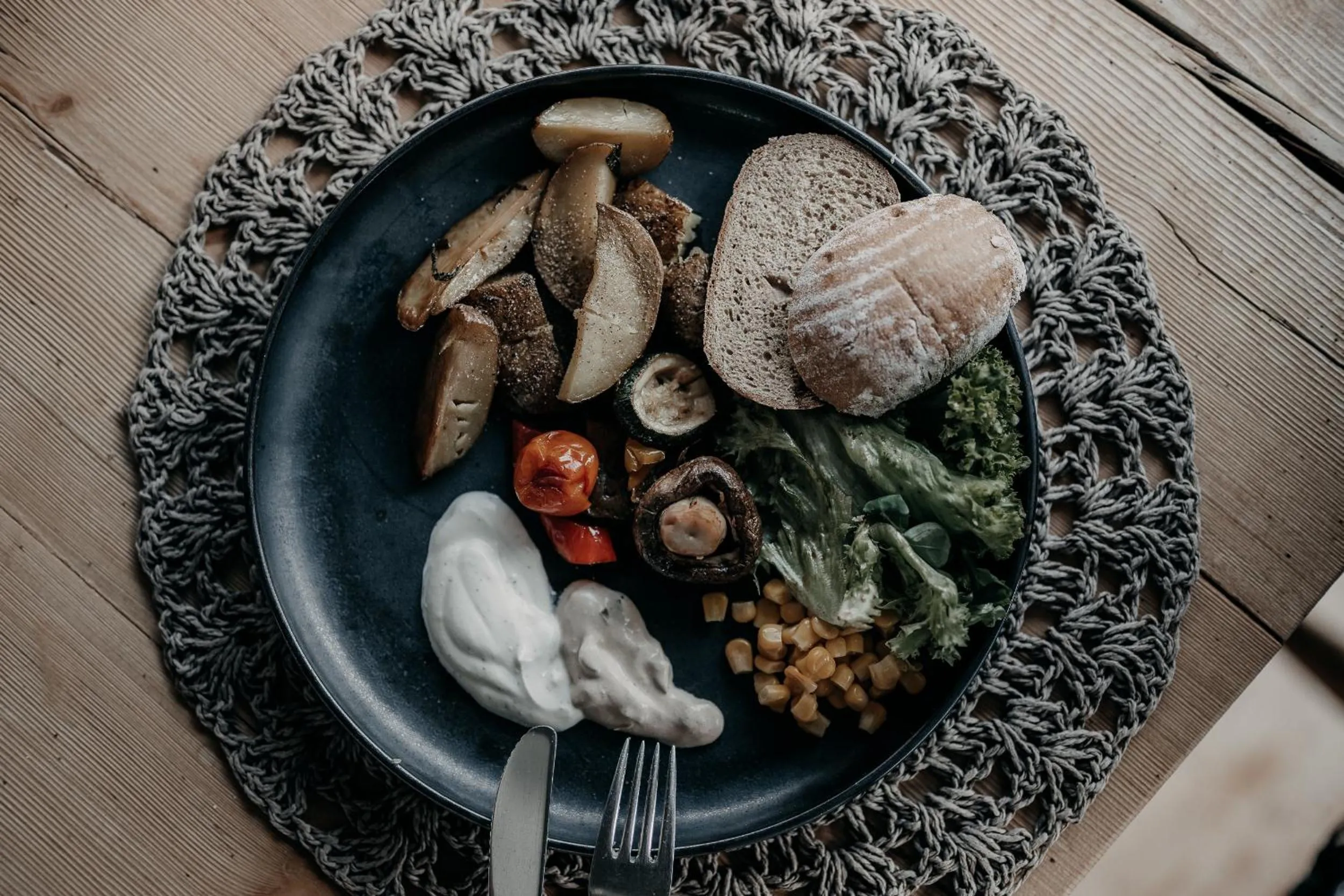 Food in Alpenappartements Cristall