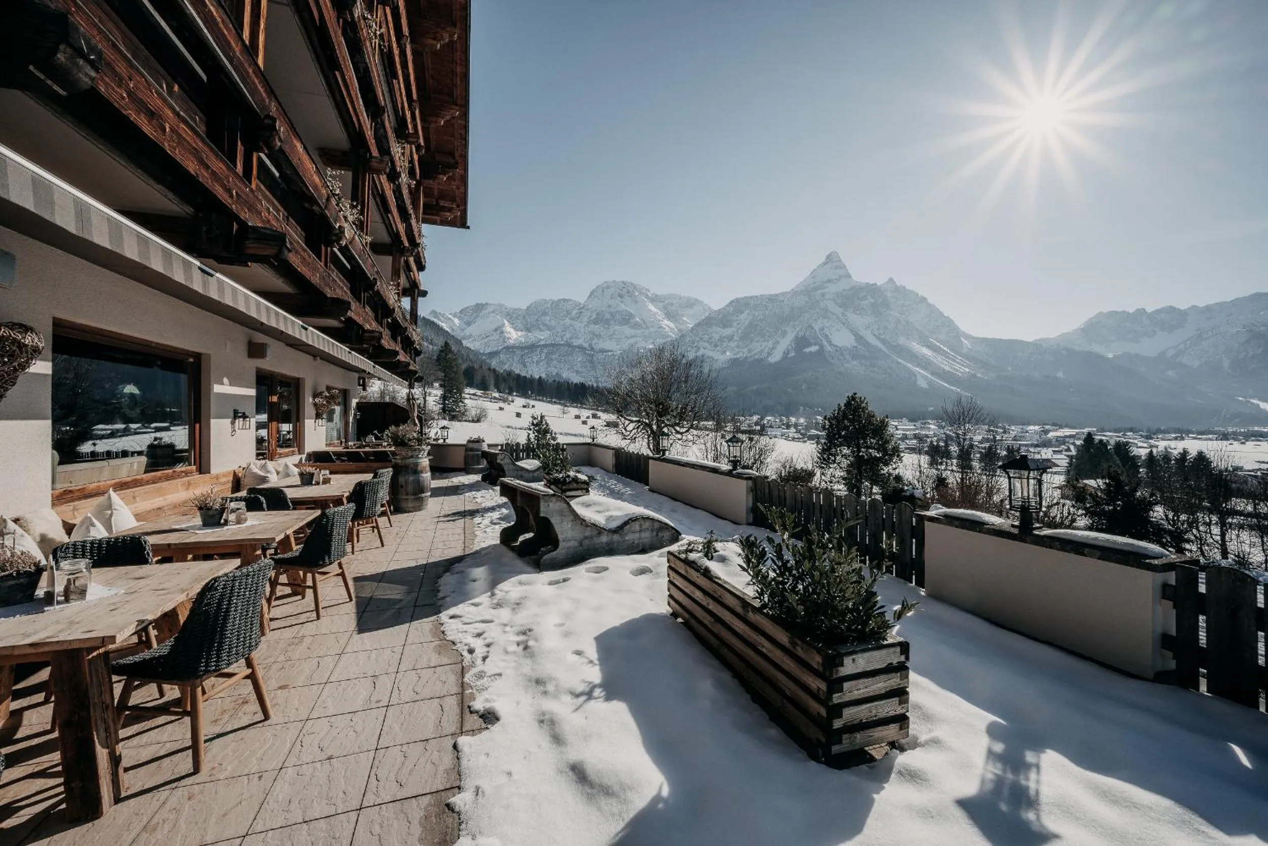 Property building in Alpenappartements Cristall