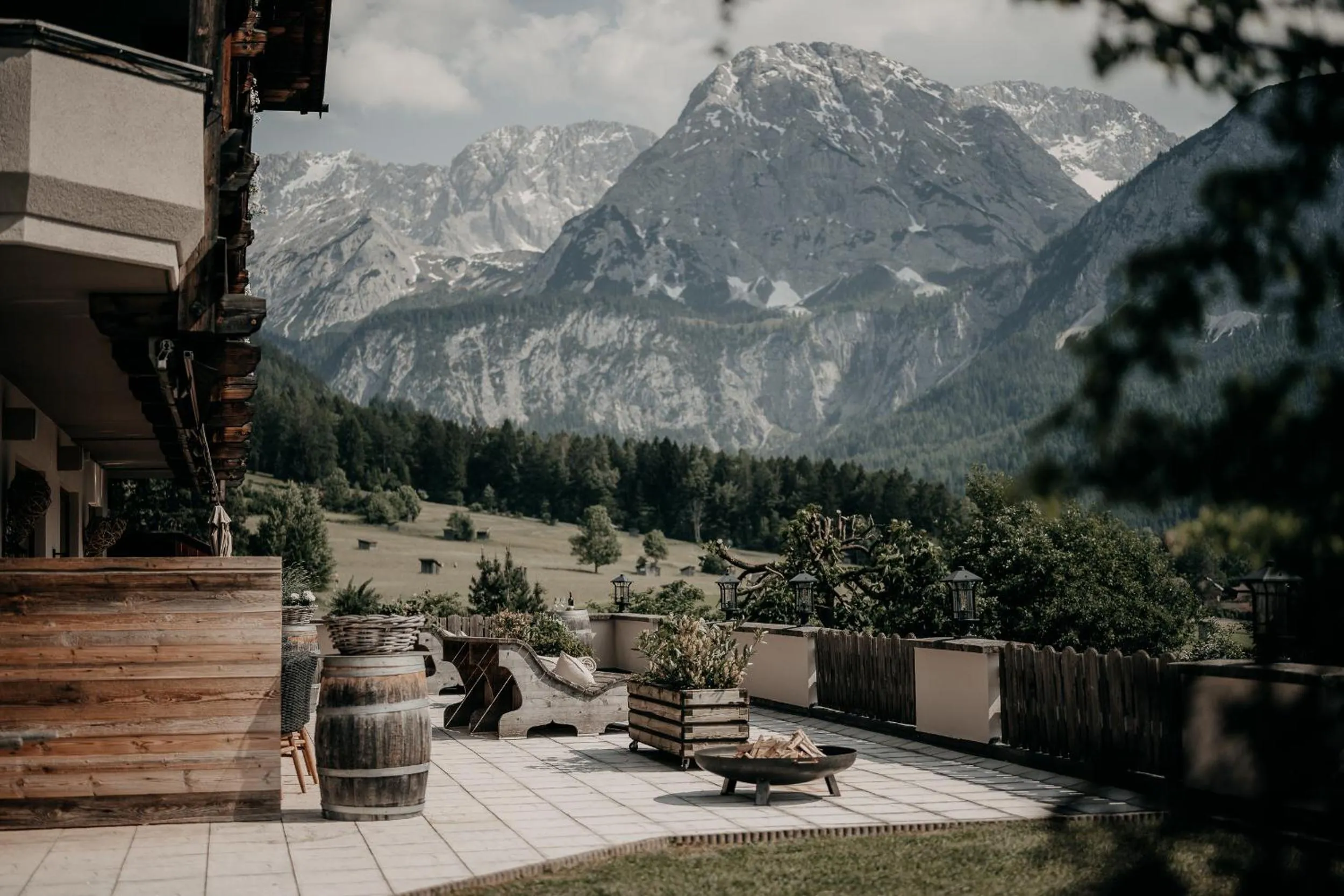 Balcony/Terrace in Alpenappartements Cristall