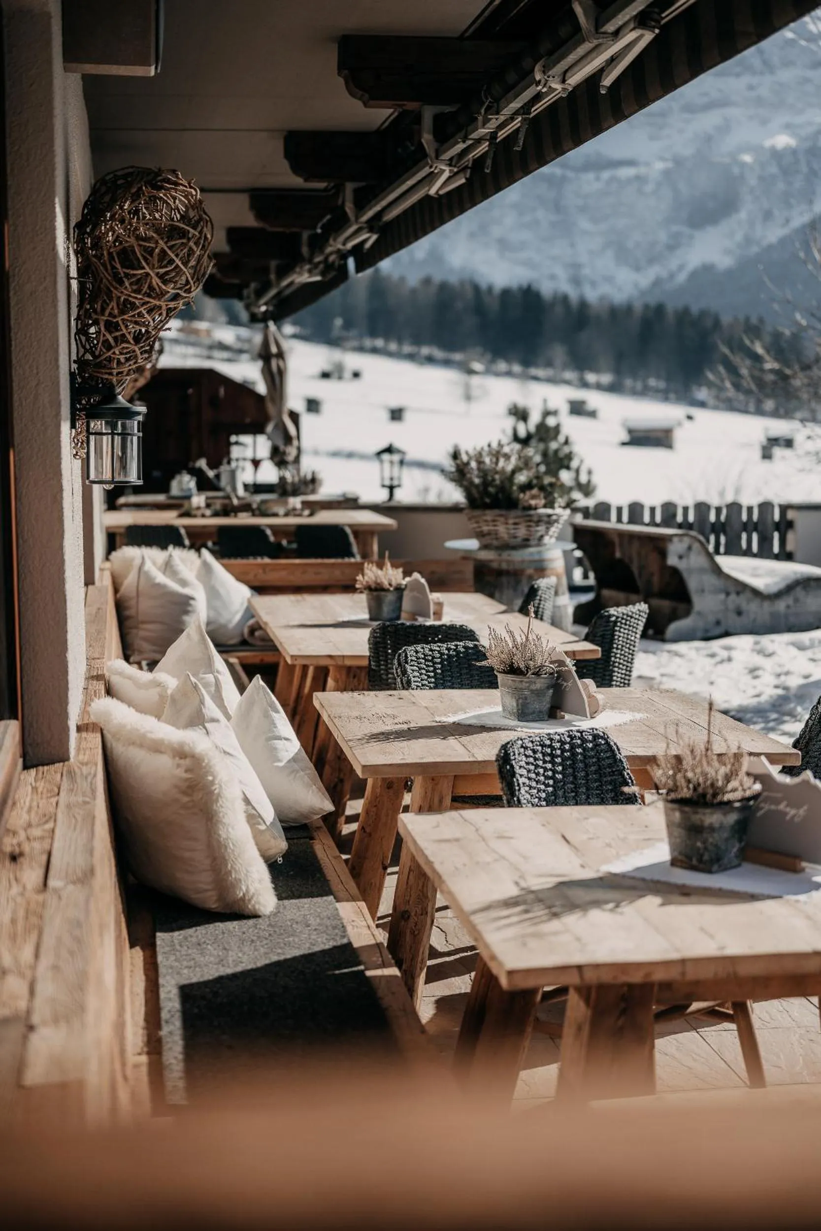 Balcony/Terrace in Alpenappartements Cristall