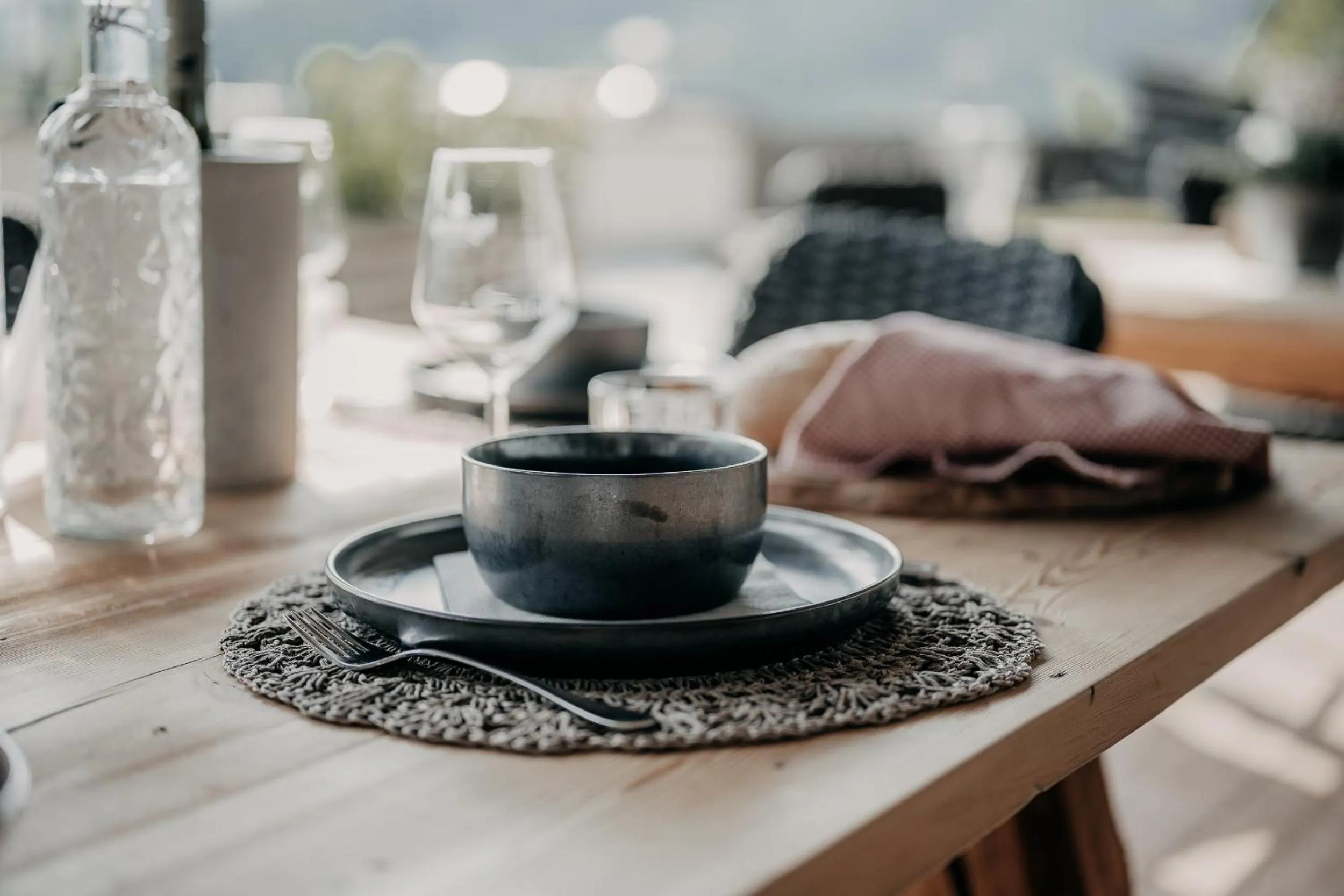 Dinner in Alpenappartements Cristall