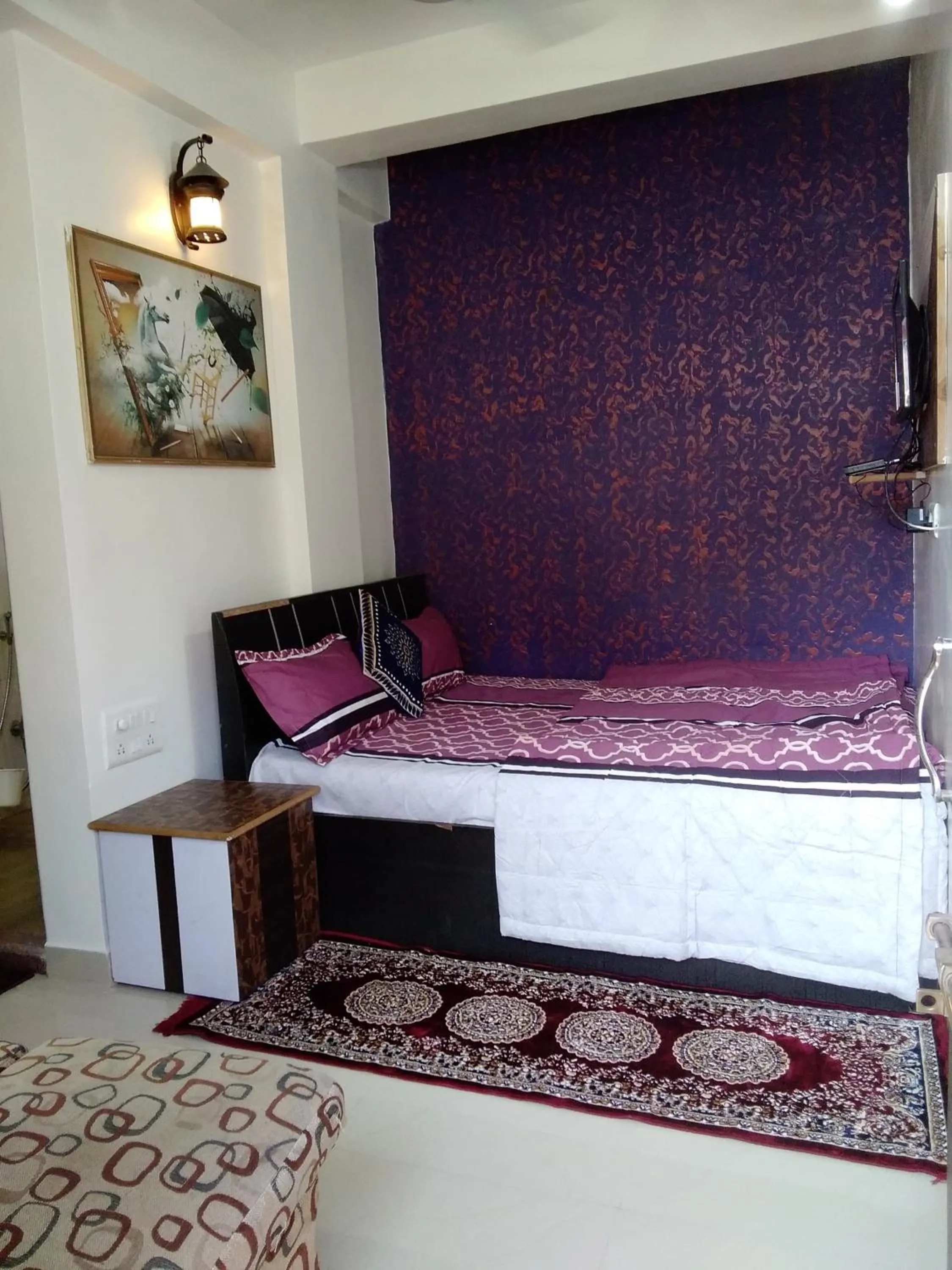 Bedroom, Bed in Om Datta Krupa Niwas Cottage