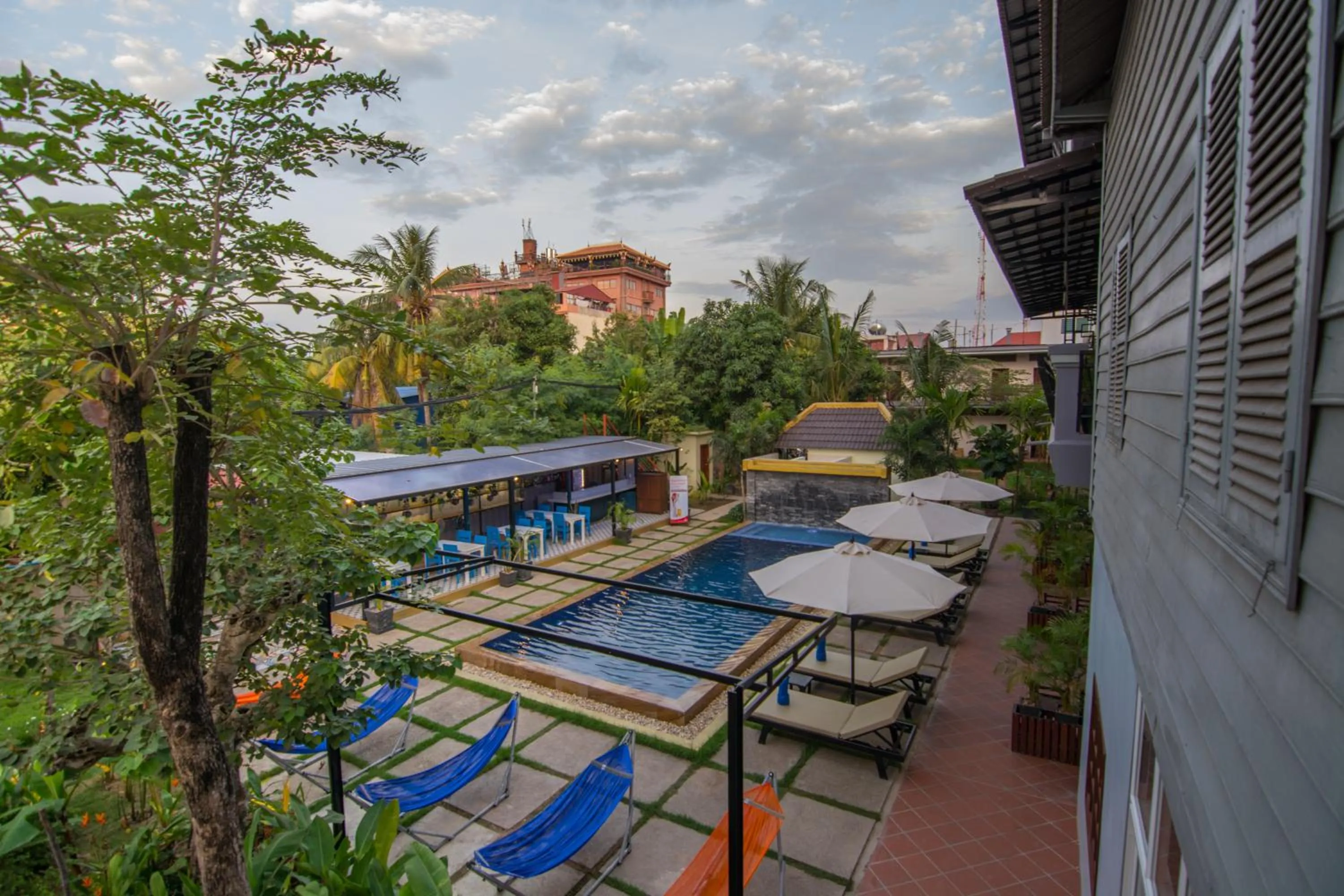 Swimming pool in The Local Time Village