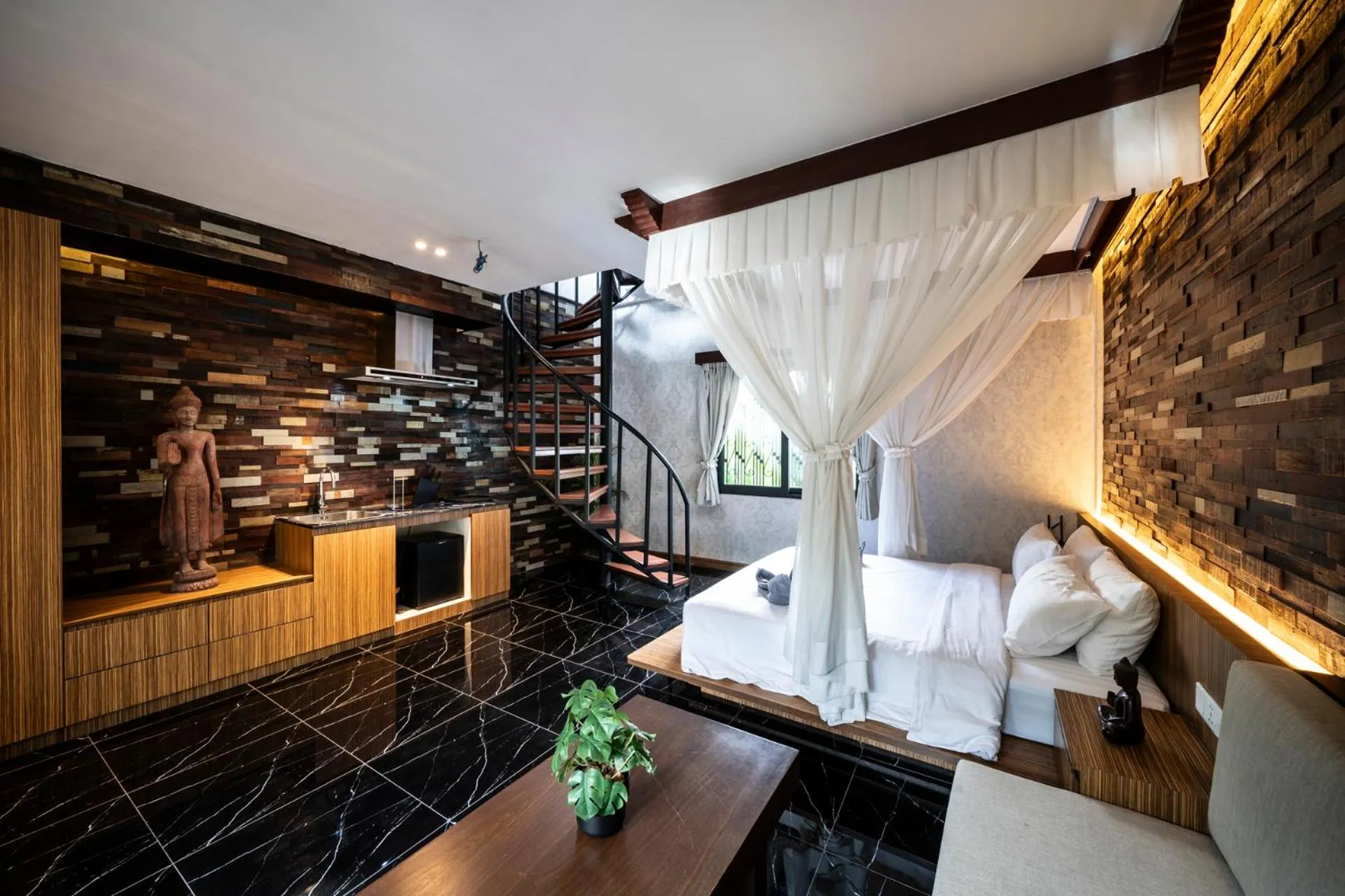 Bed in The Local Time Village