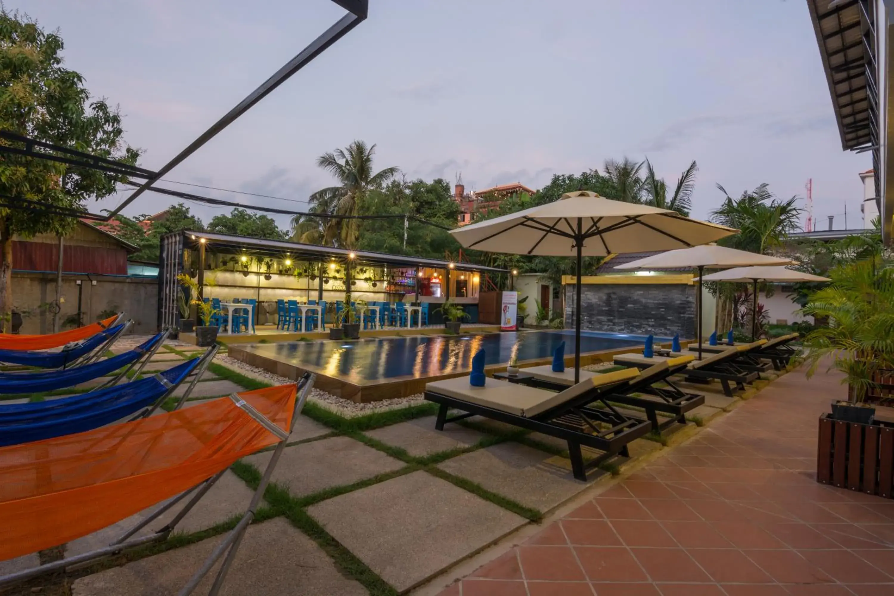 Swimming pool in The Local Time Village Swimming pool in The Local Time Village