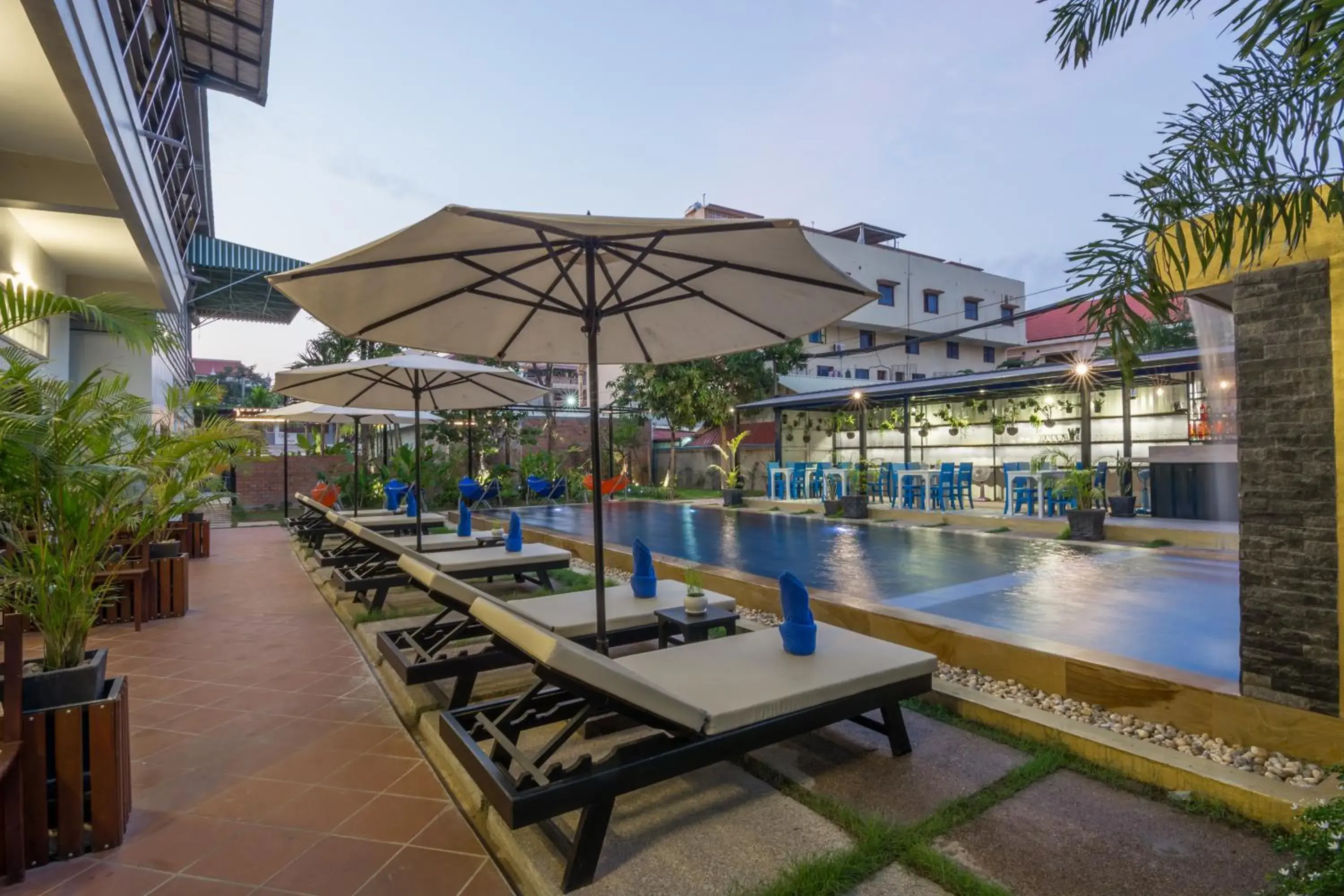 Swimming pool in The Local Time Village Swimming pool in The Local Time Village