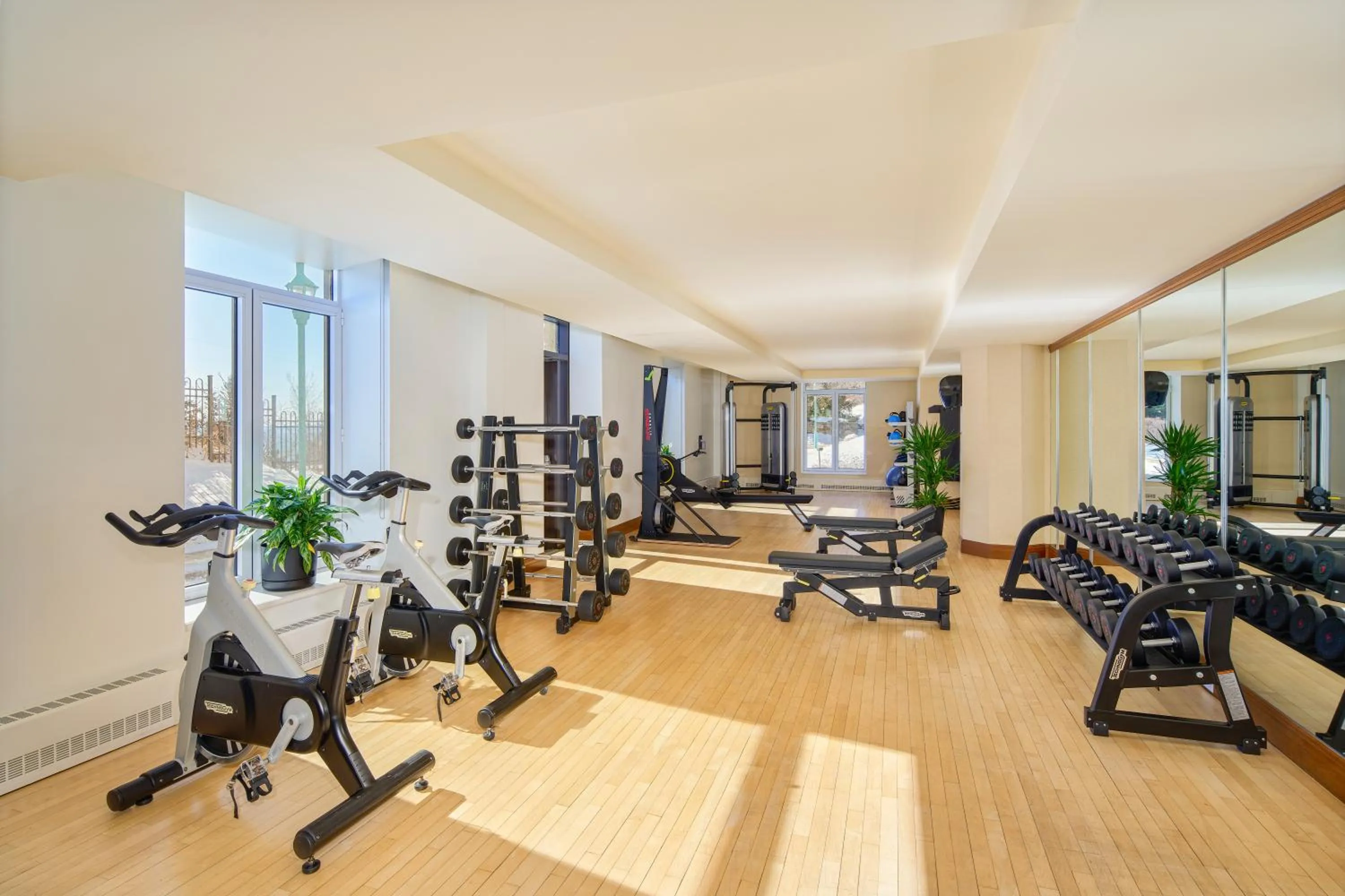 Fitness centre/facilities in Fairmont Le Manoir Richelieu