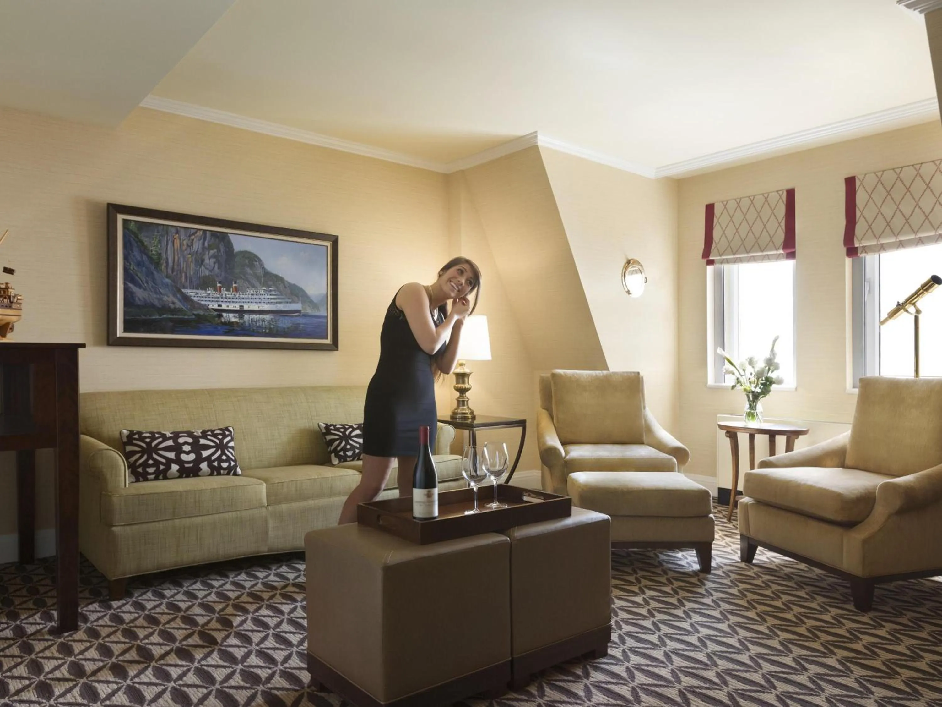 Photo of the whole room in Fairmont Le Manoir Richelieu