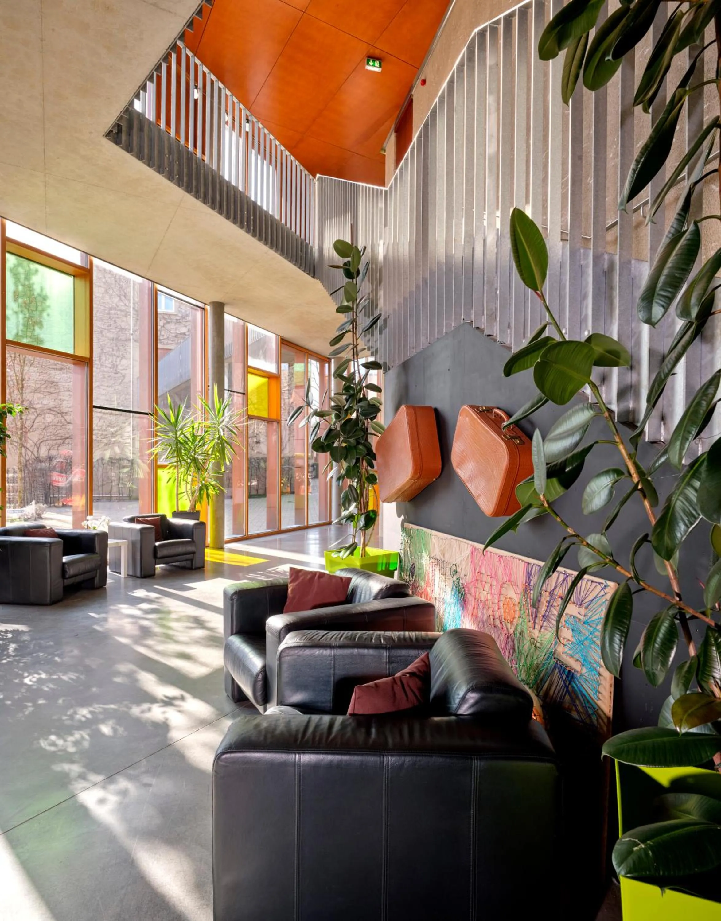 Lounge or bar in Youth Hostel Schengen / Remerschen