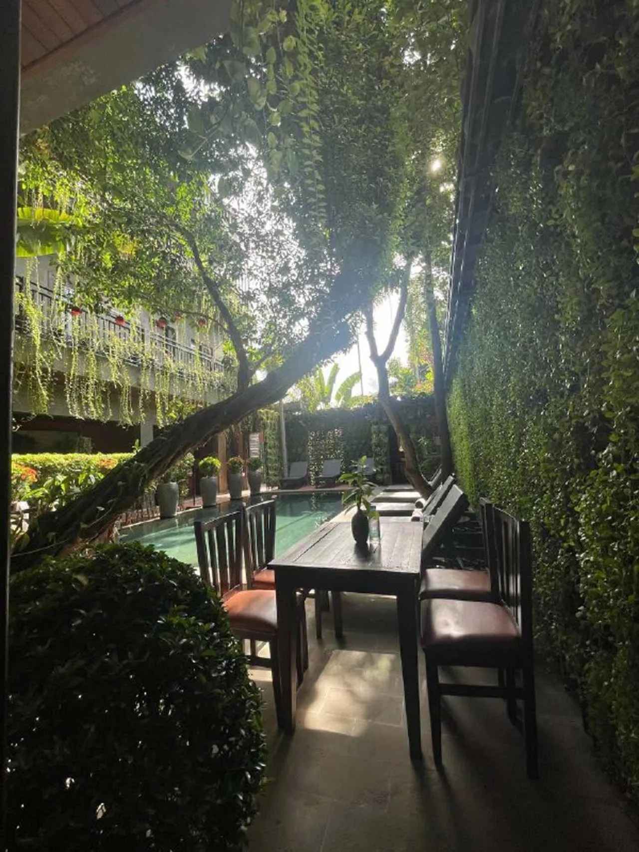 Garden view in Won Residence & Spa