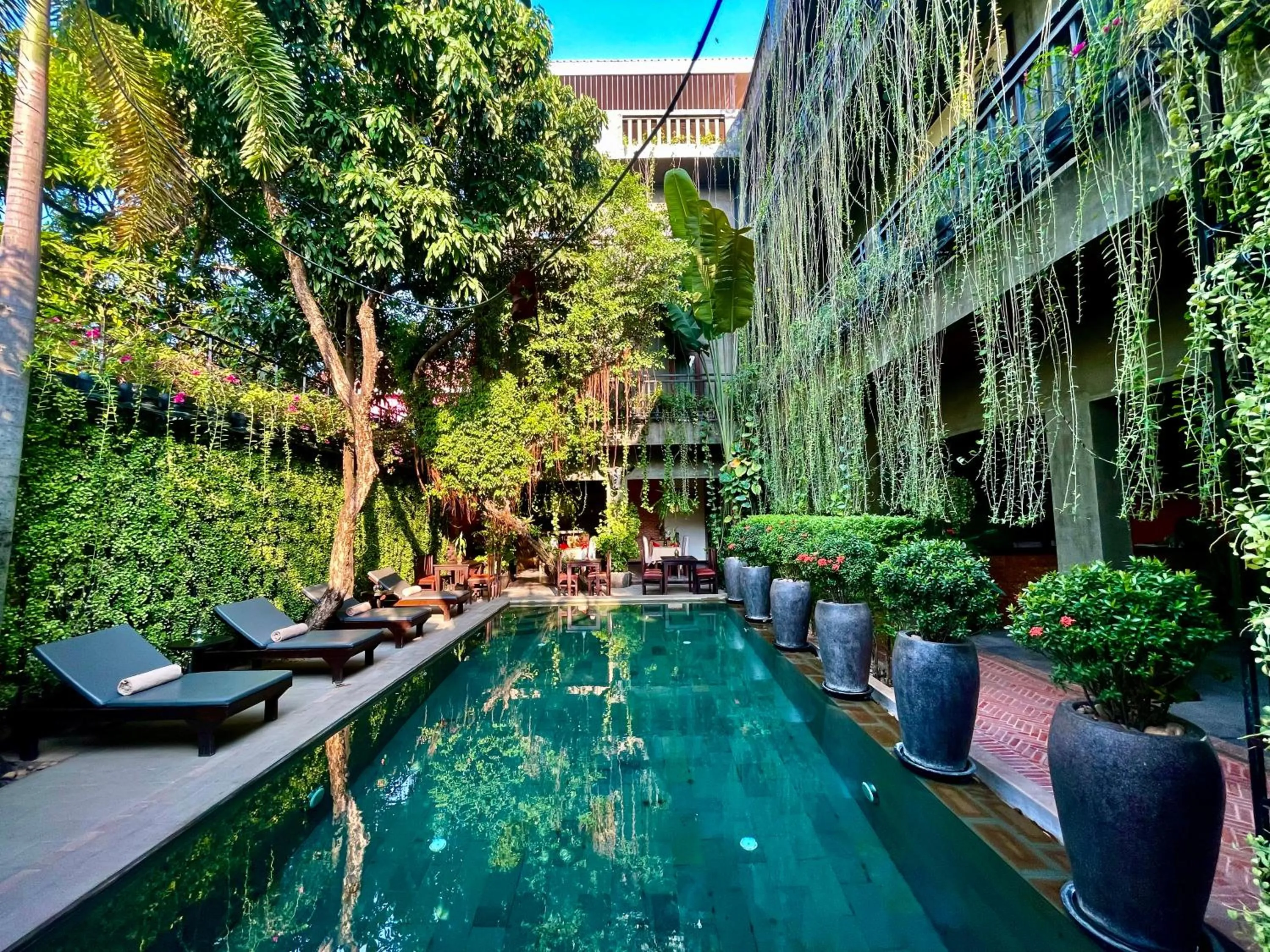 Pool view in Won Residence & Spa