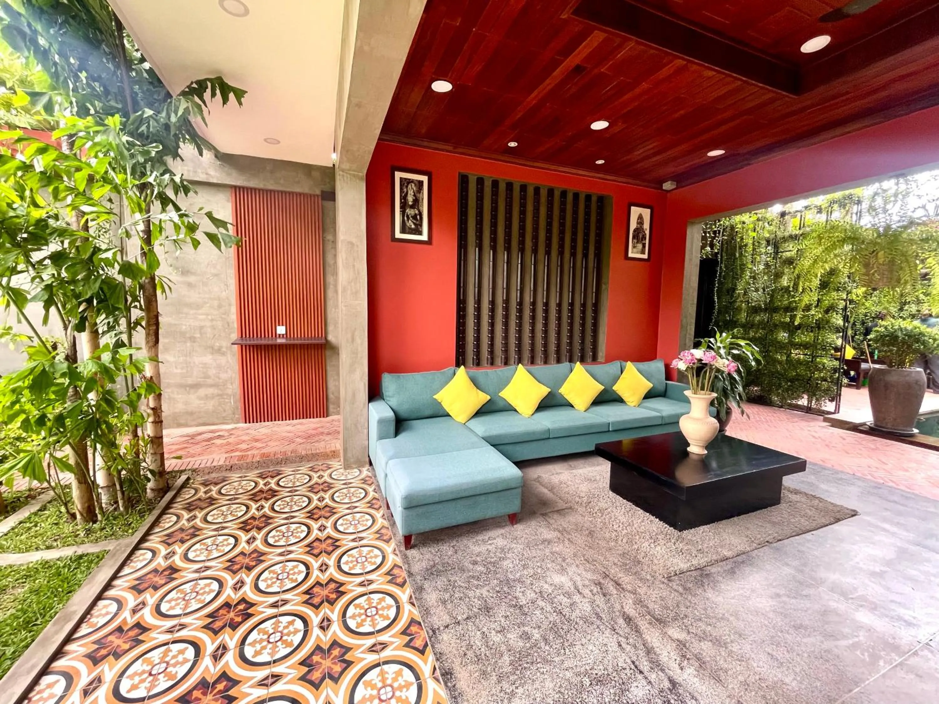 Living room in Won Residence & Spa