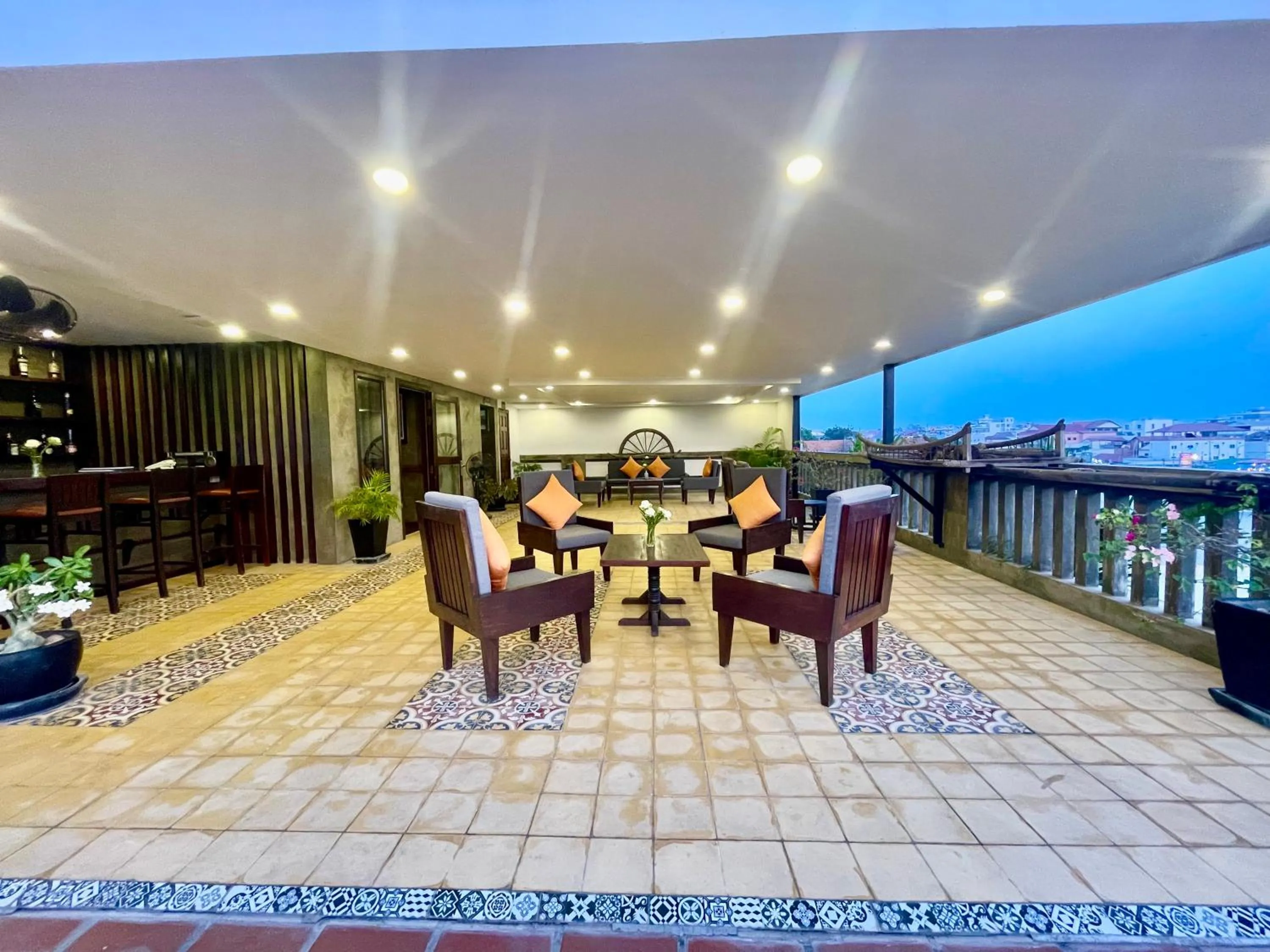 Patio in Won Residence & Spa