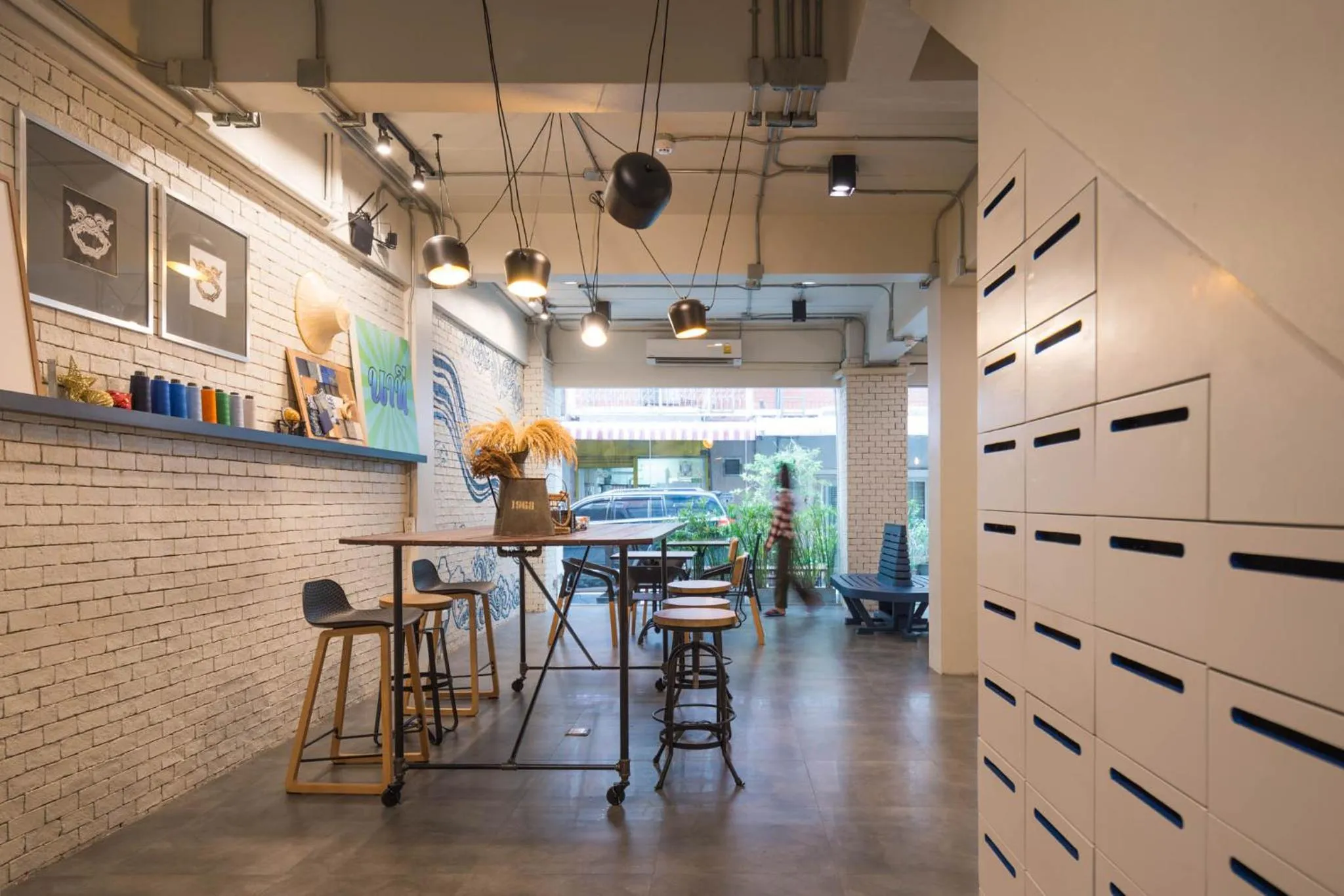 Dining area in Natee Hostel