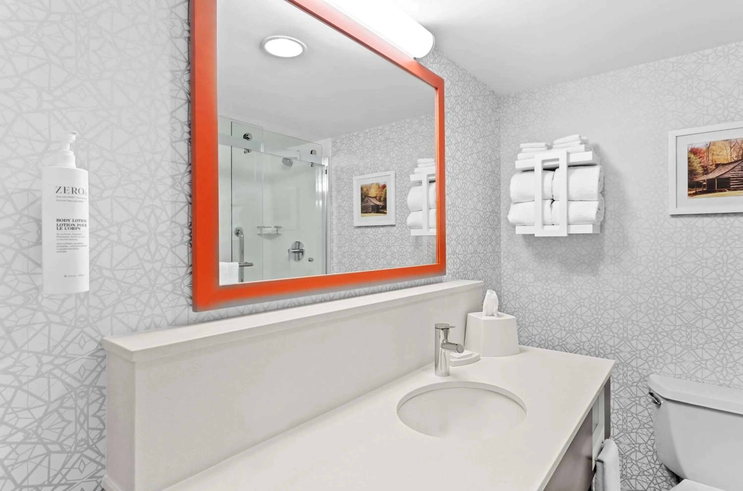 Bathroom in Hampton Inn Chicago-Naperville