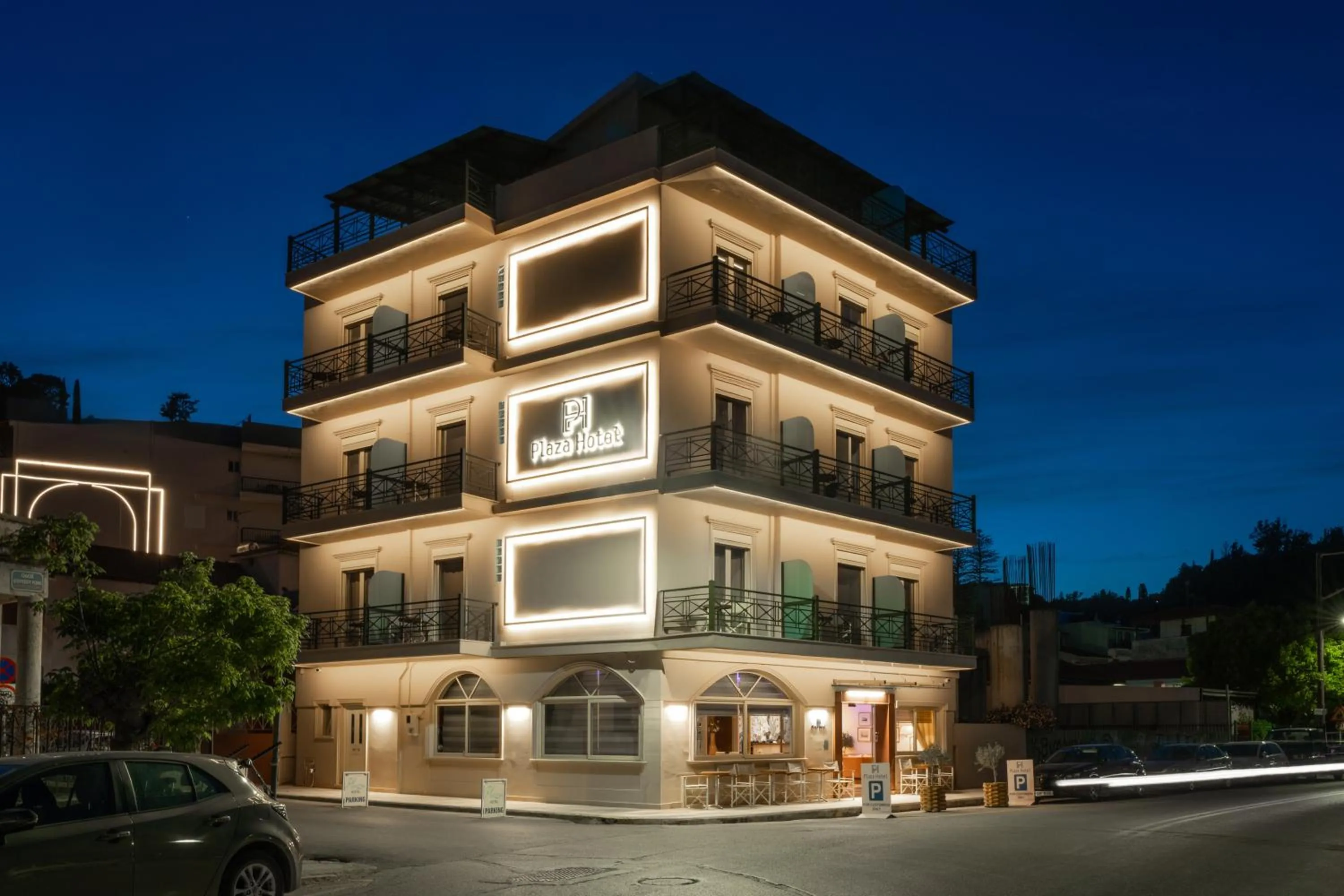 Property building in Plaza Hotel