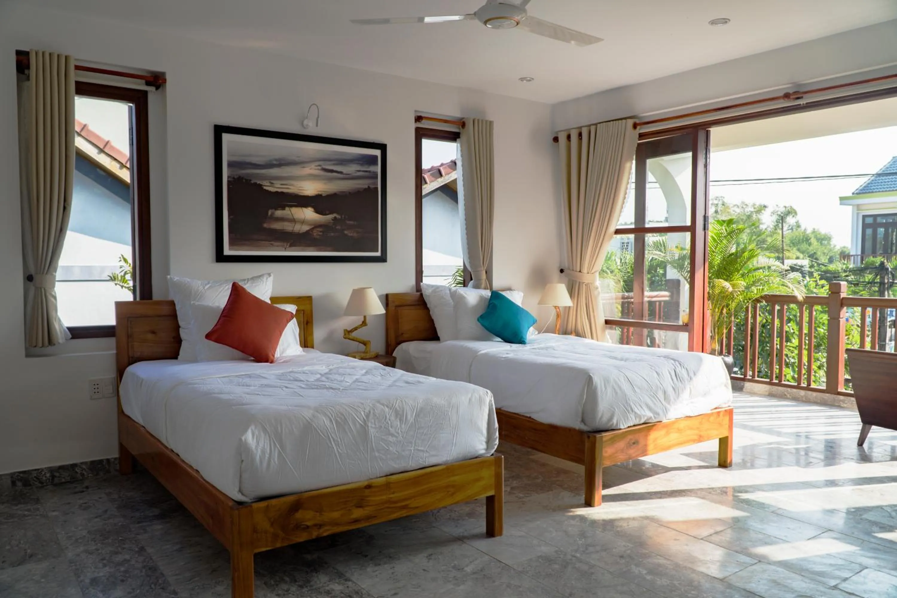 Bedroom, Bed in Louis Villa Hoi An