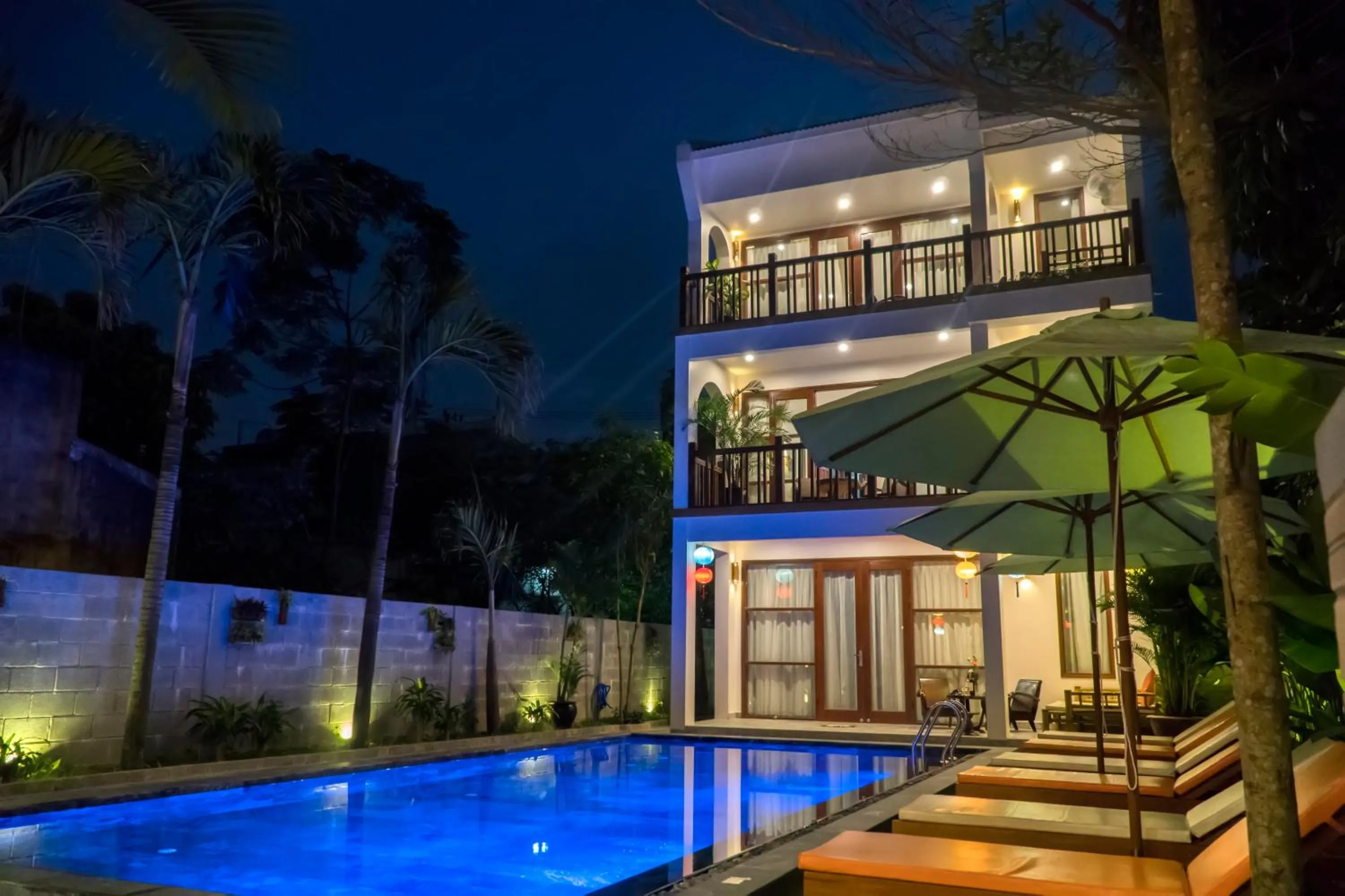 Swimming pool in Louis Villa Hoi An