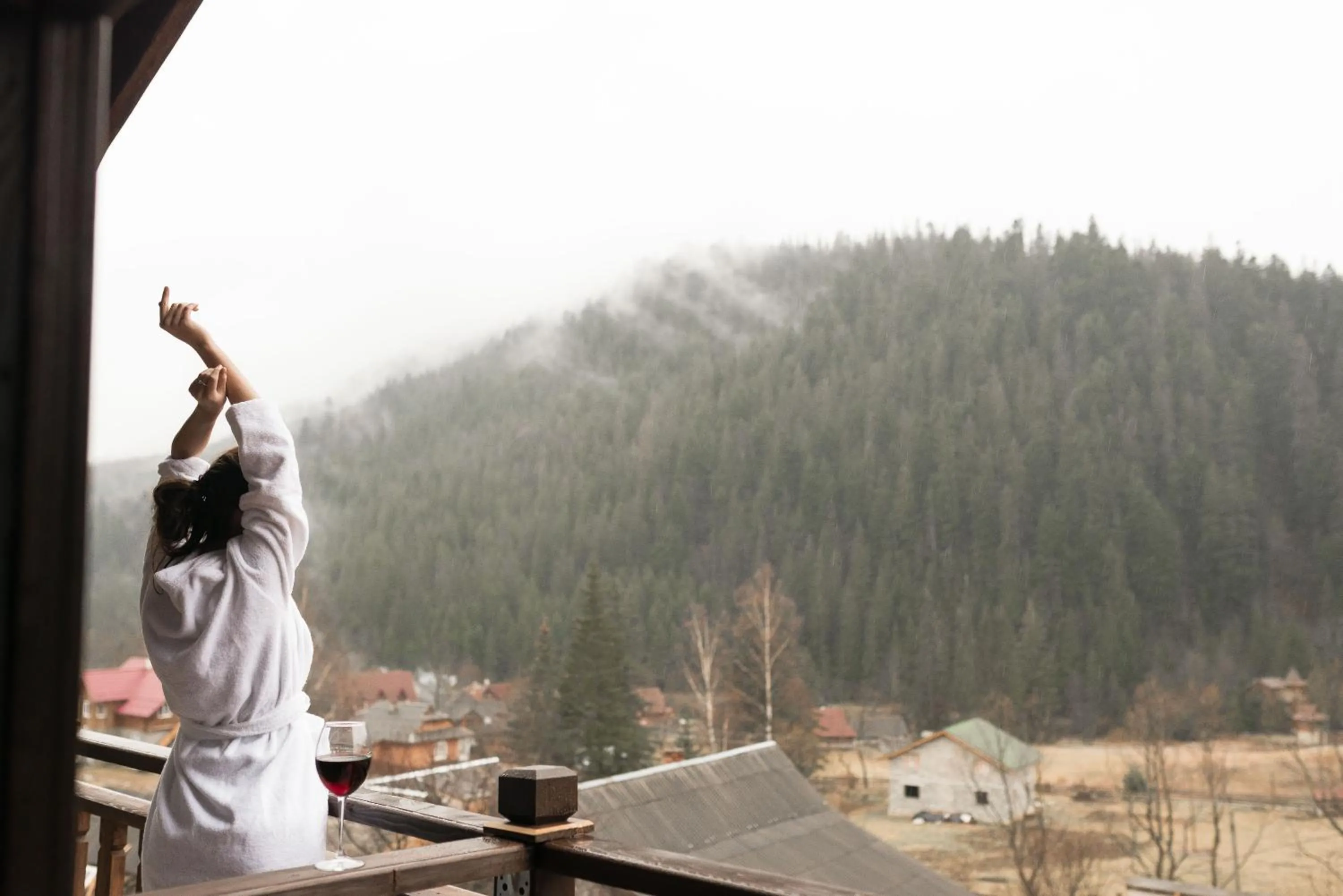 Mountain view in Residence Chalet & Nesh