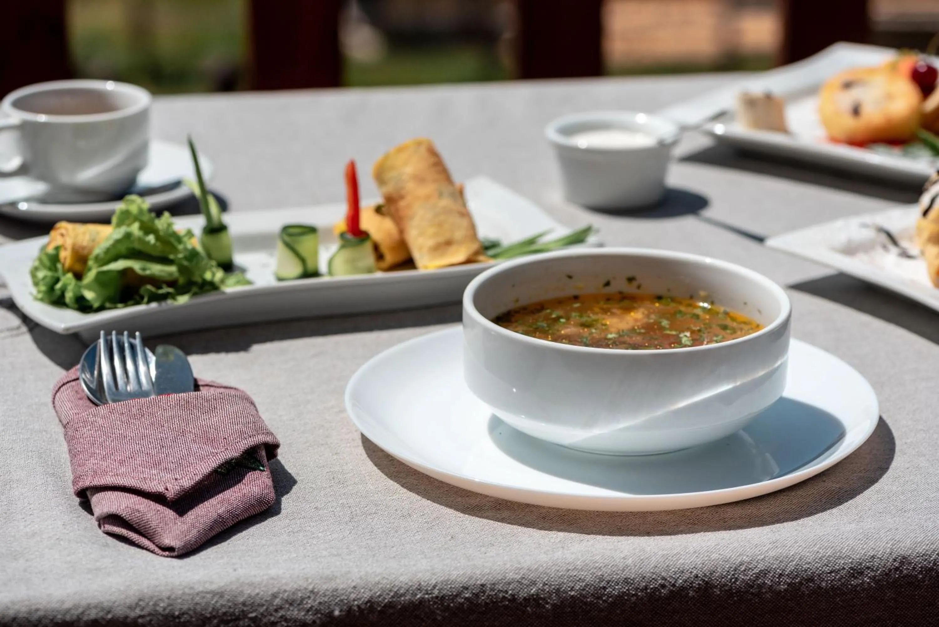 Buffet breakfast in Residence Chalet & Nesh