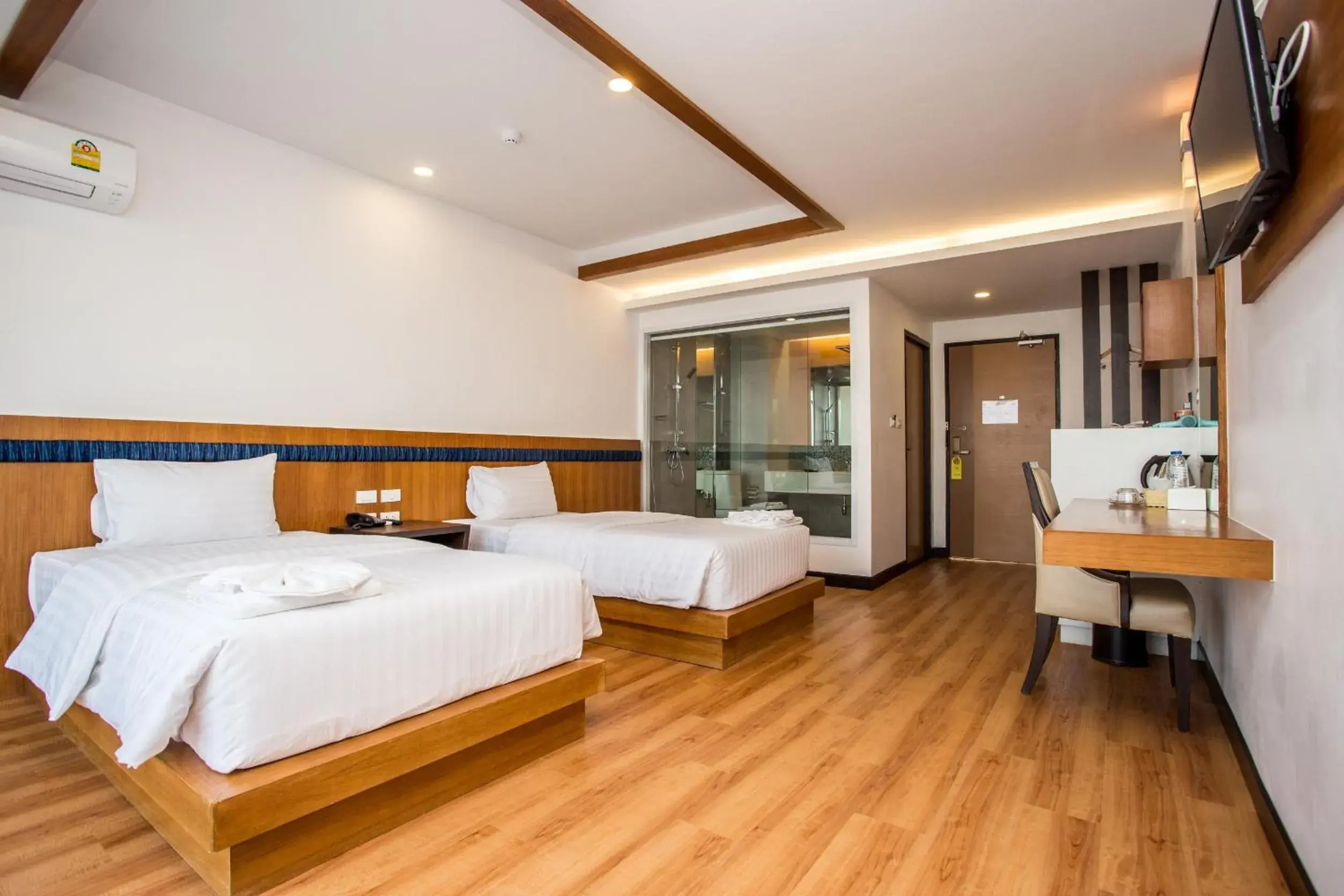 Bed in Blu Hotel Bed in Blu Hotel