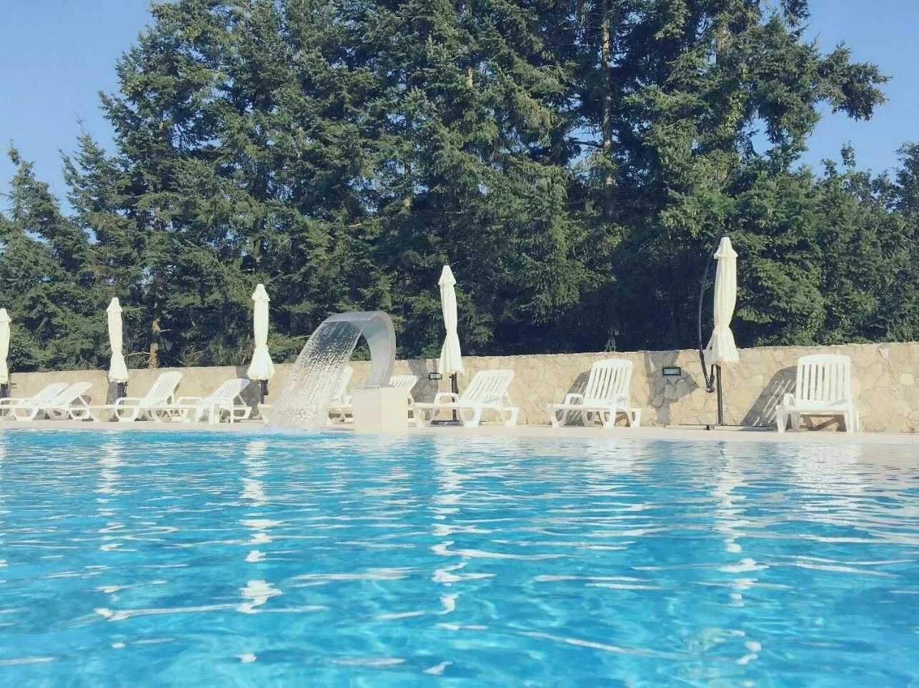 Pool view in Sotto Il Cielo Hotel