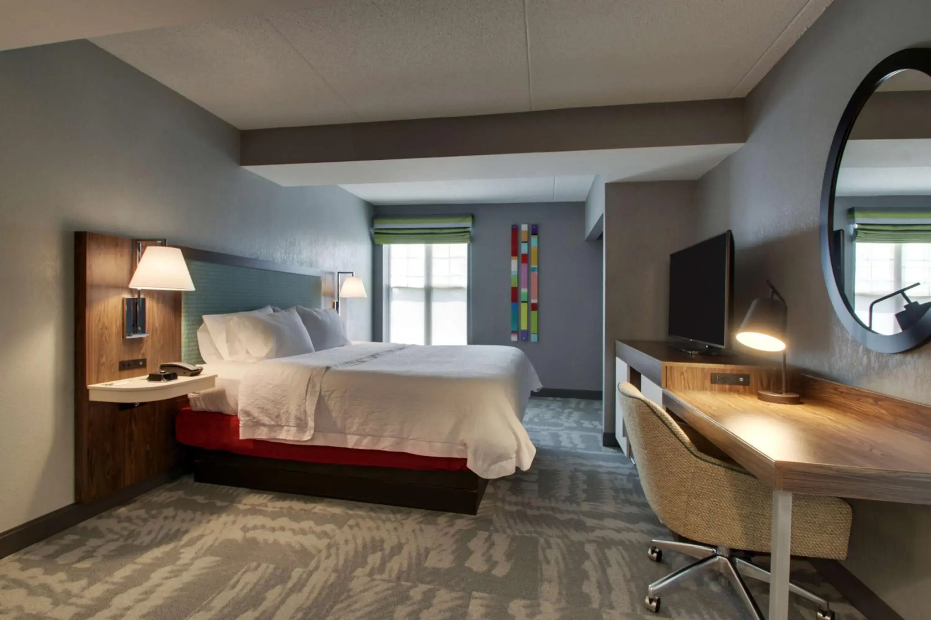 Bedroom, Bed in Hampton Inn & Suites Chicago/Aurora Bedroom, Bed in Hampton Inn & Suites Chicago/Aurora