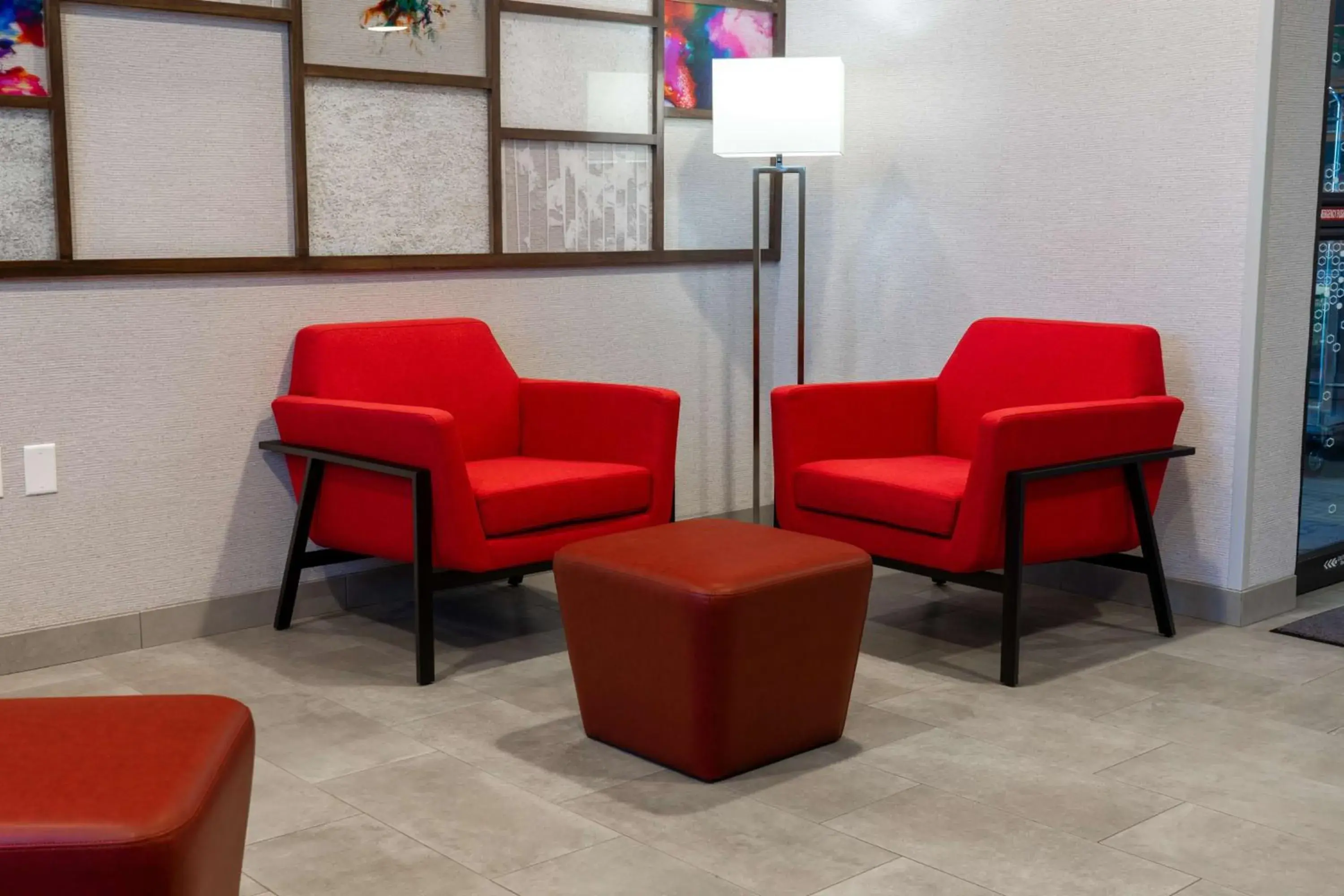 Lobby or reception in Hampton Inn Elkhorn Lake Geneva Area Lobby or reception in Hampton Inn Elkhorn Lake Geneva Area