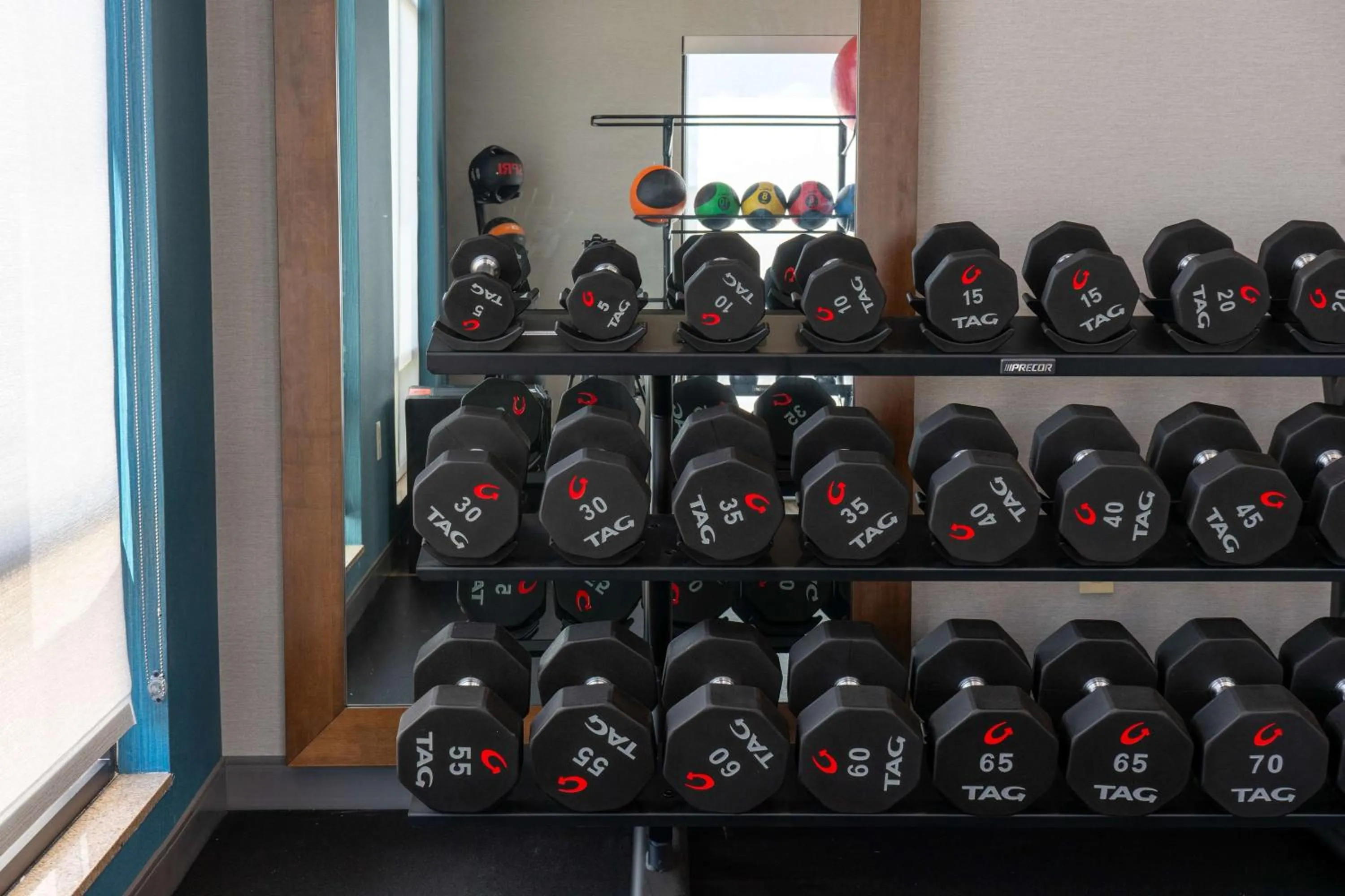 Fitness centre/facilities in Hampton Inn Elkhorn Lake Geneva Area