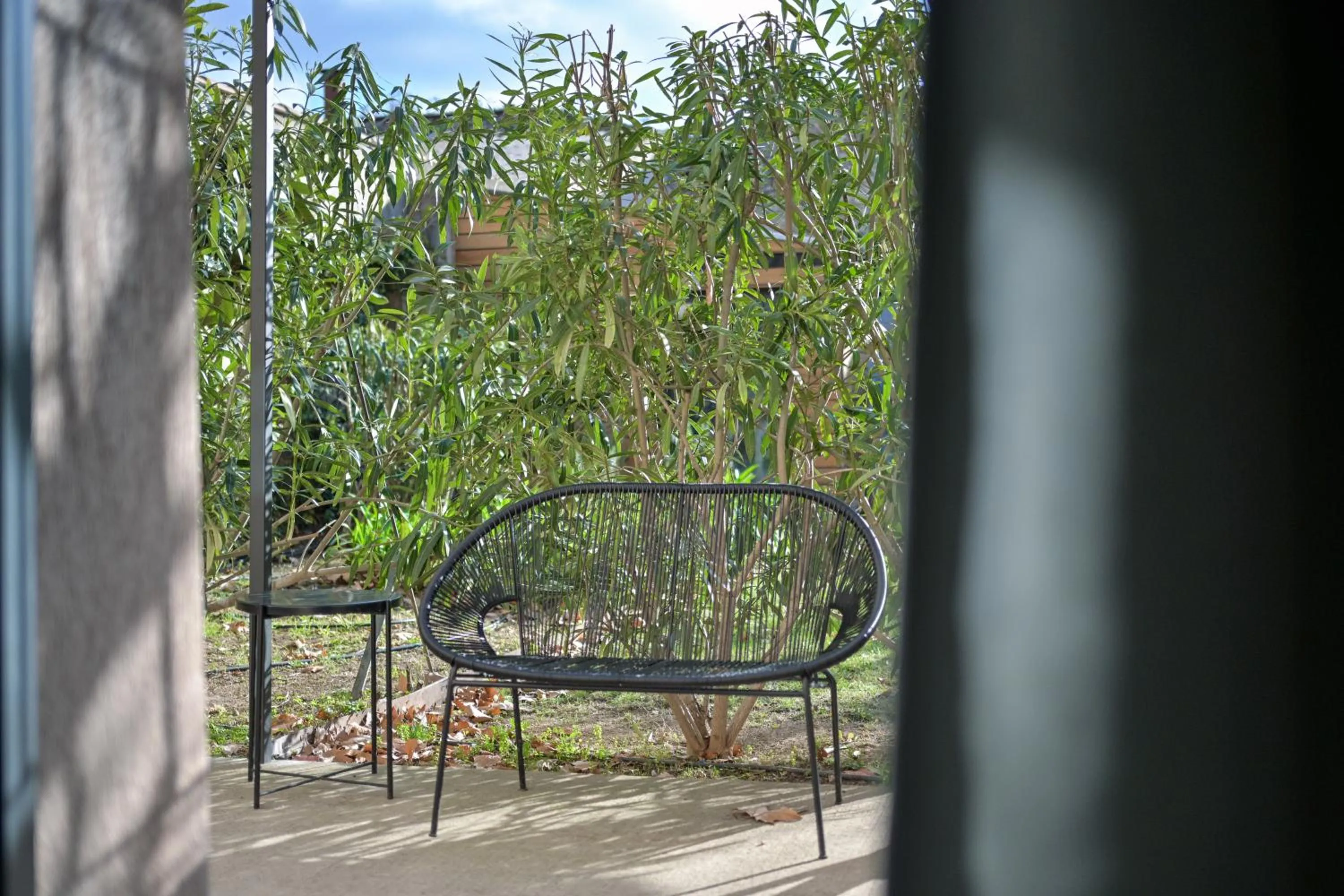 Patio in Hôtel Paul