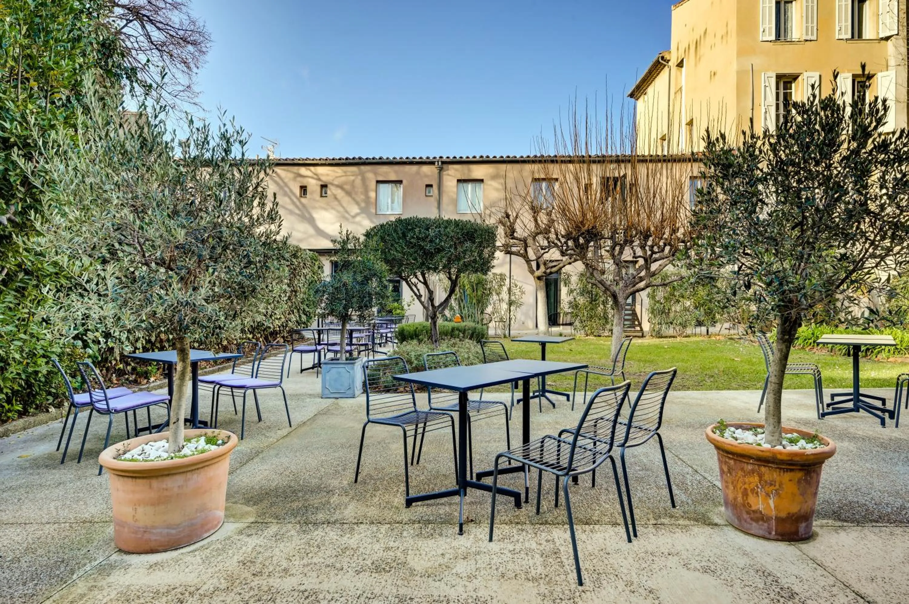 Garden in Hôtel Paul