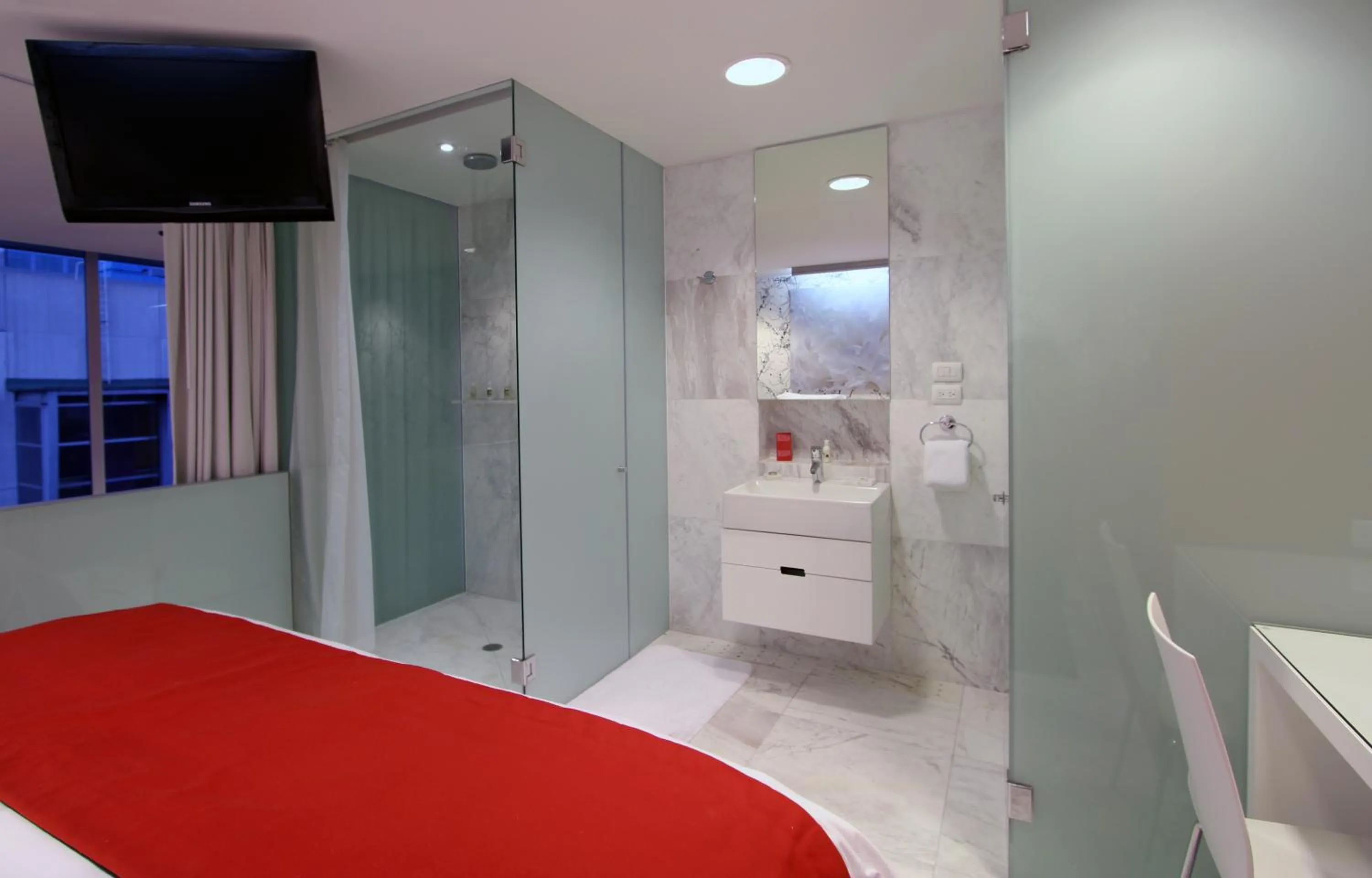 Decorative detail, Bed in Residencias Filadelfia