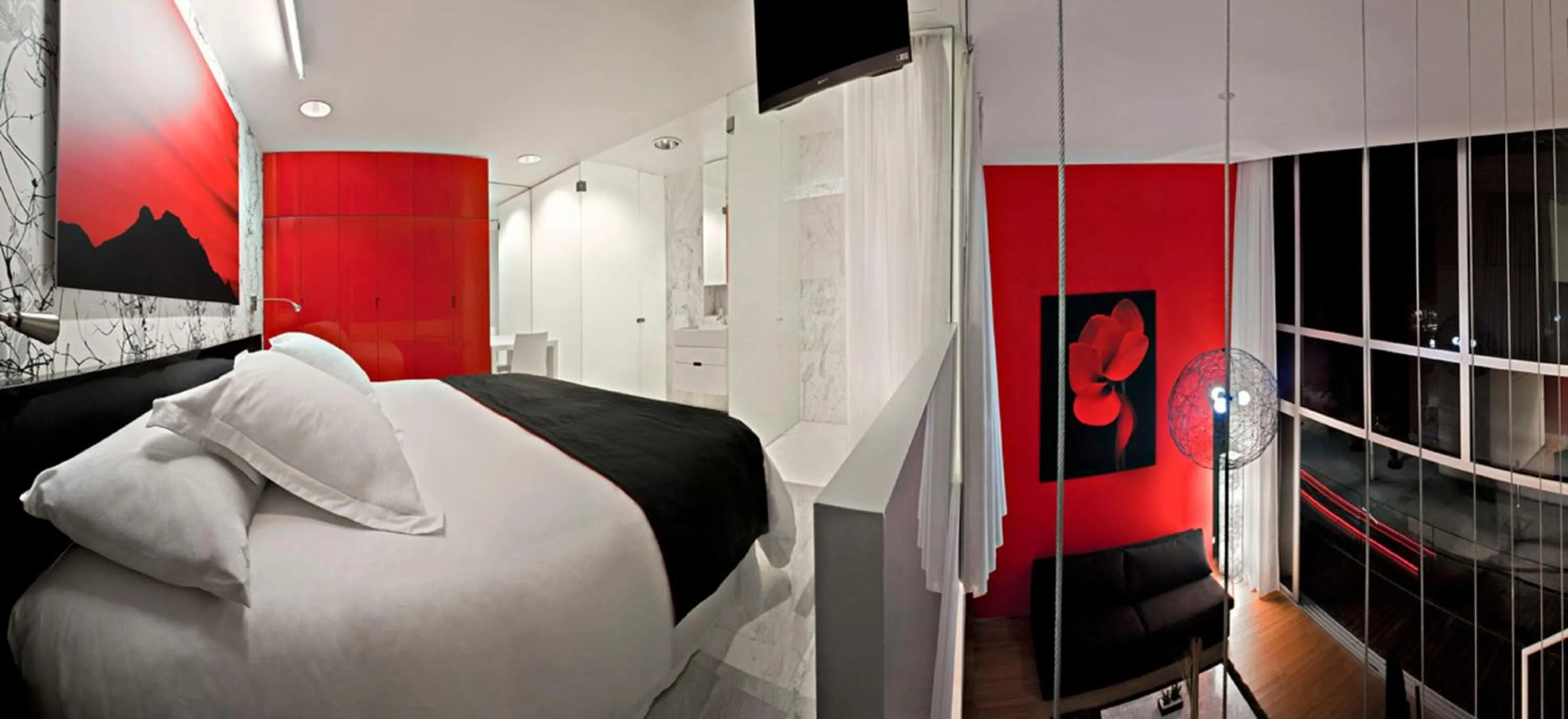 Bedroom, Bed in Residencias Filadelfia