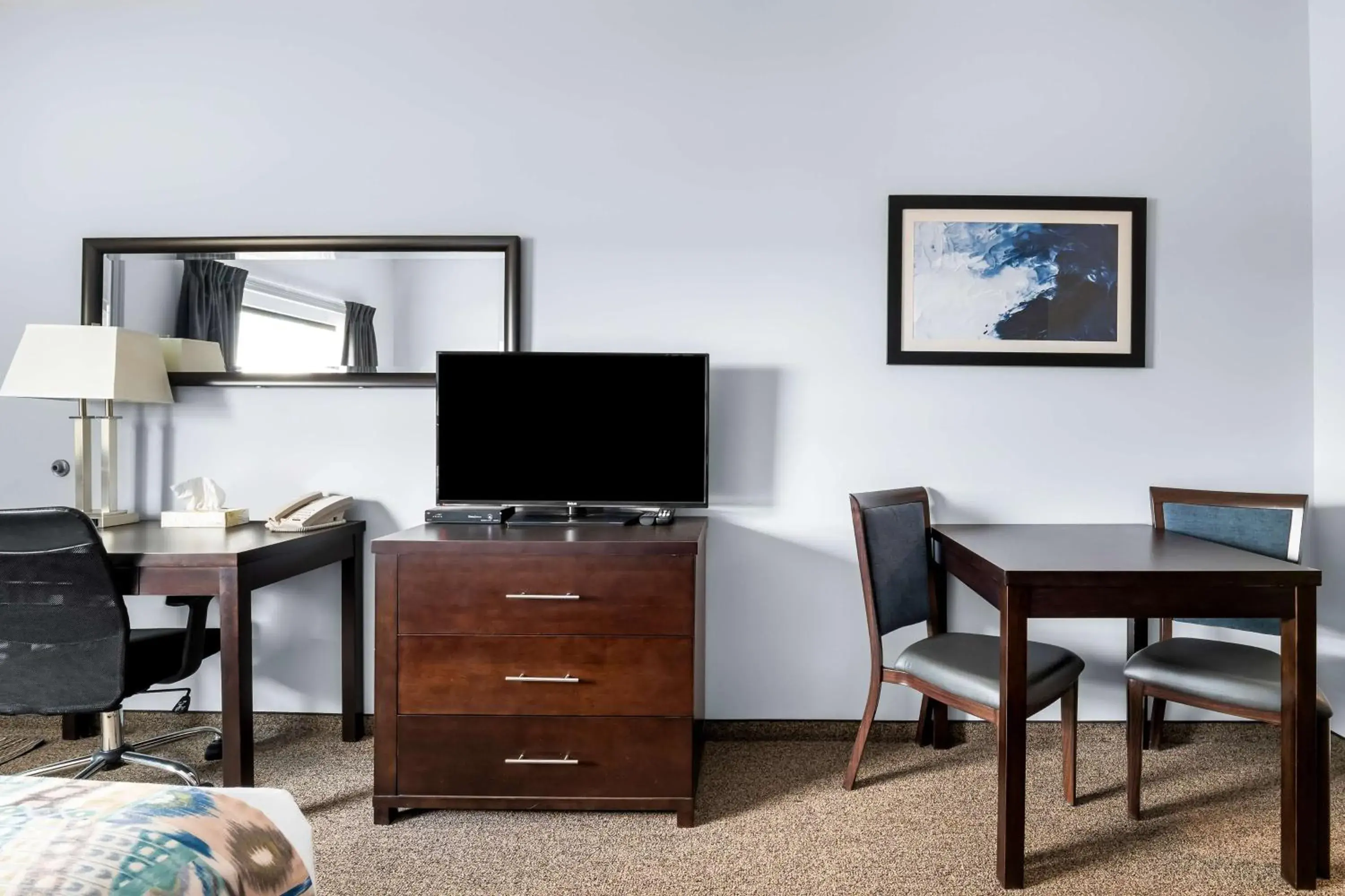 Bedroom in SureStay Studio by Best Western Hardisty Bedroom in SureStay Studio by Best Western Hardisty