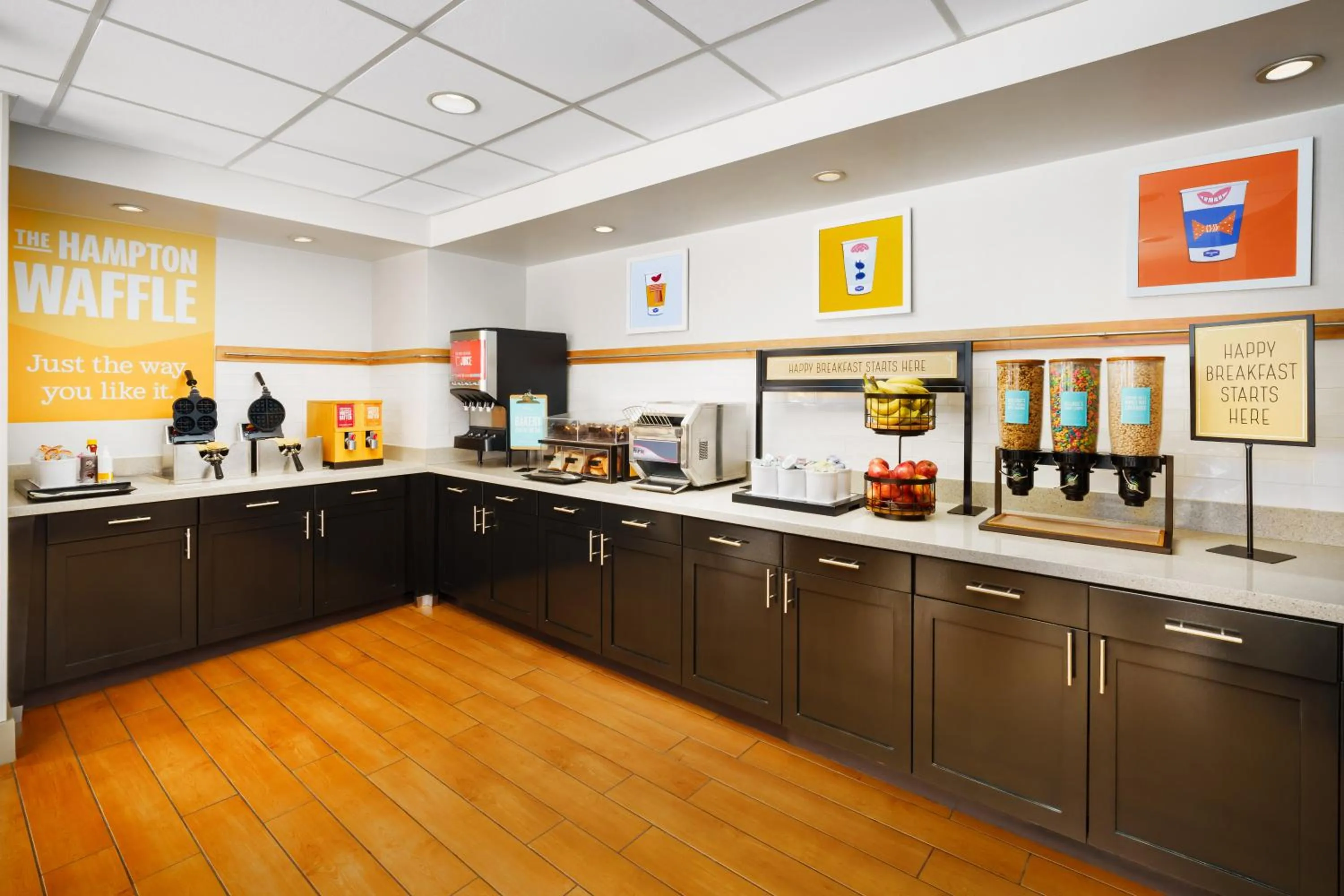 Breakfast in Hampton Inn Chicago-Midway Airport