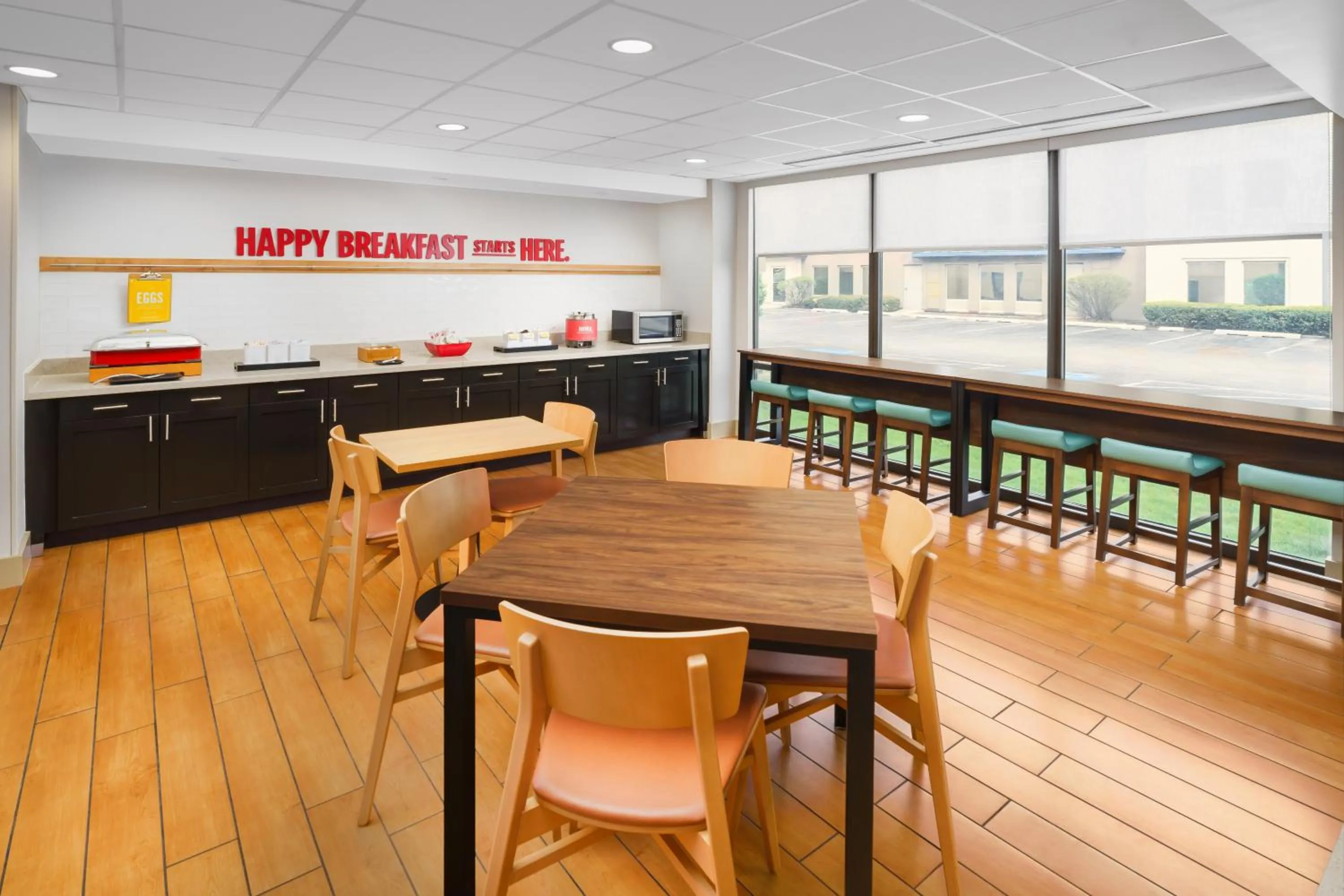 Breakfast in Hampton Inn Chicago-Midway Airport