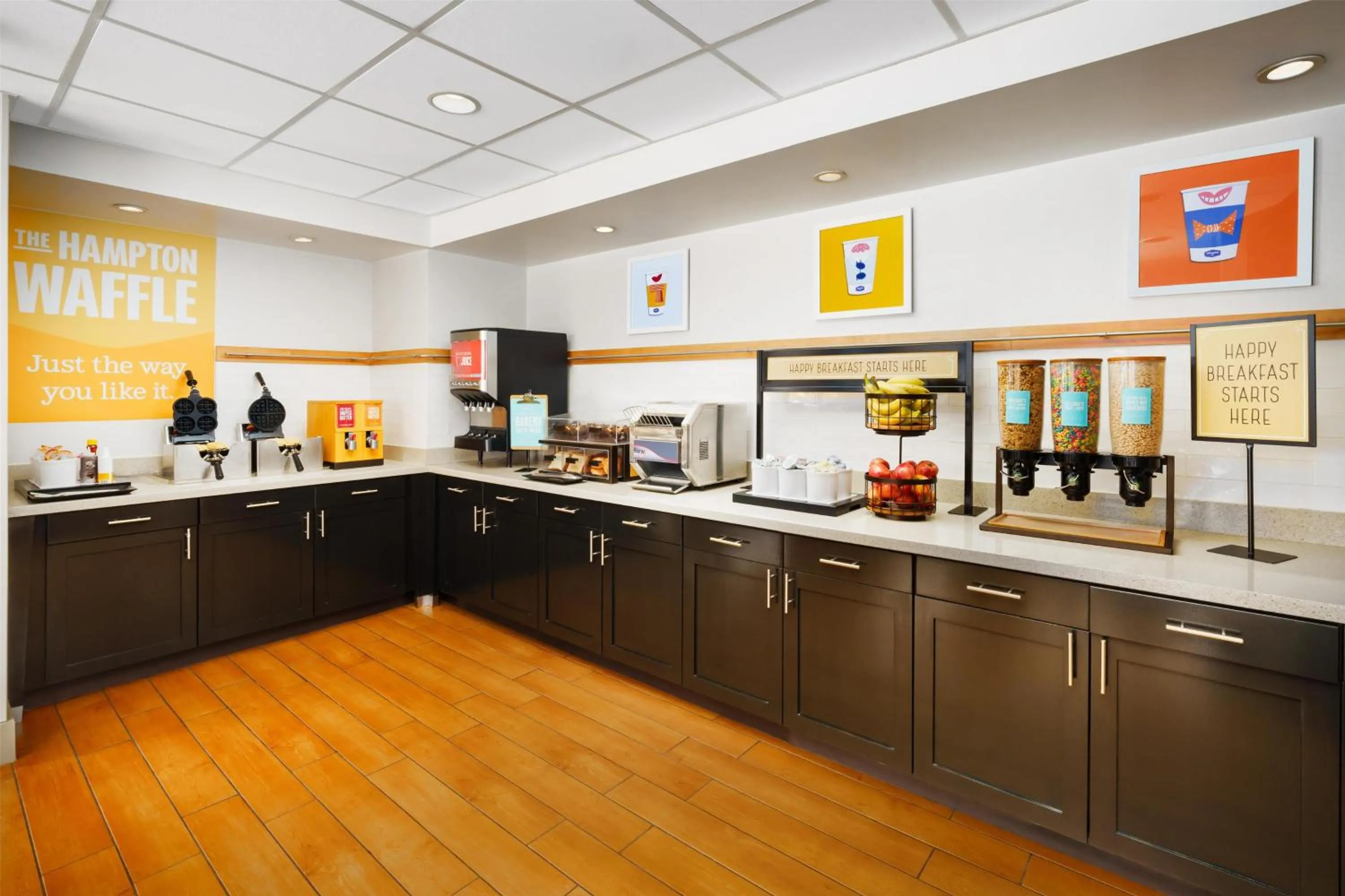 Breakfast in Hampton Inn Chicago-Midway Airport