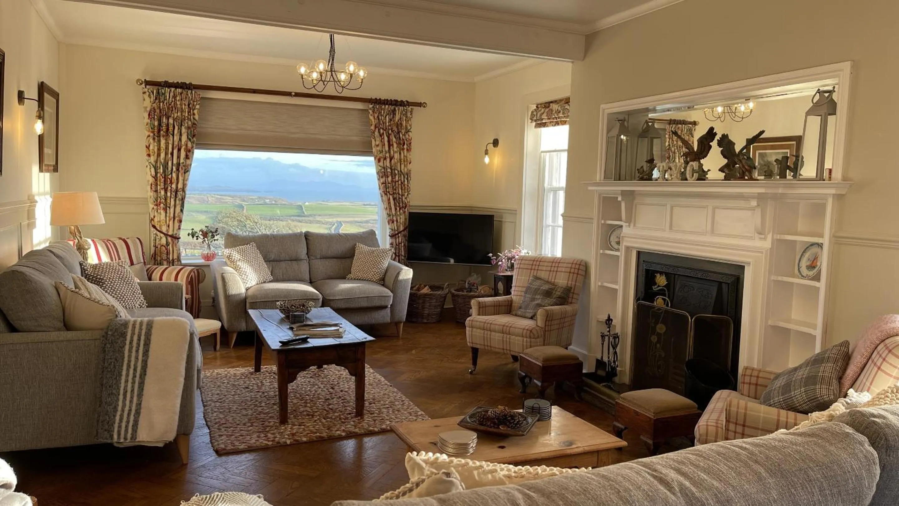 Living room in Tan Y Cytiau
