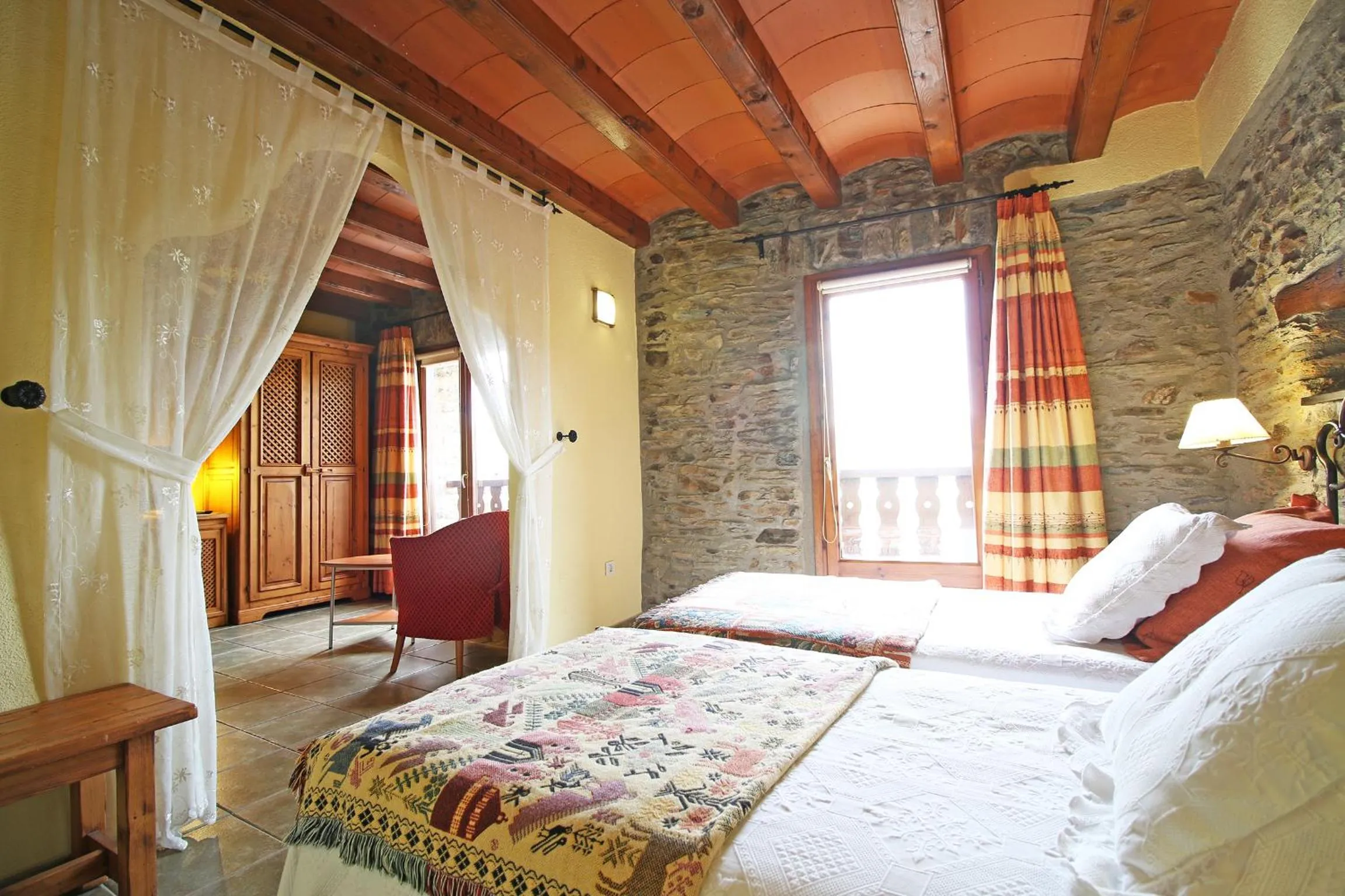 Bed in Mas D'en Roqueta