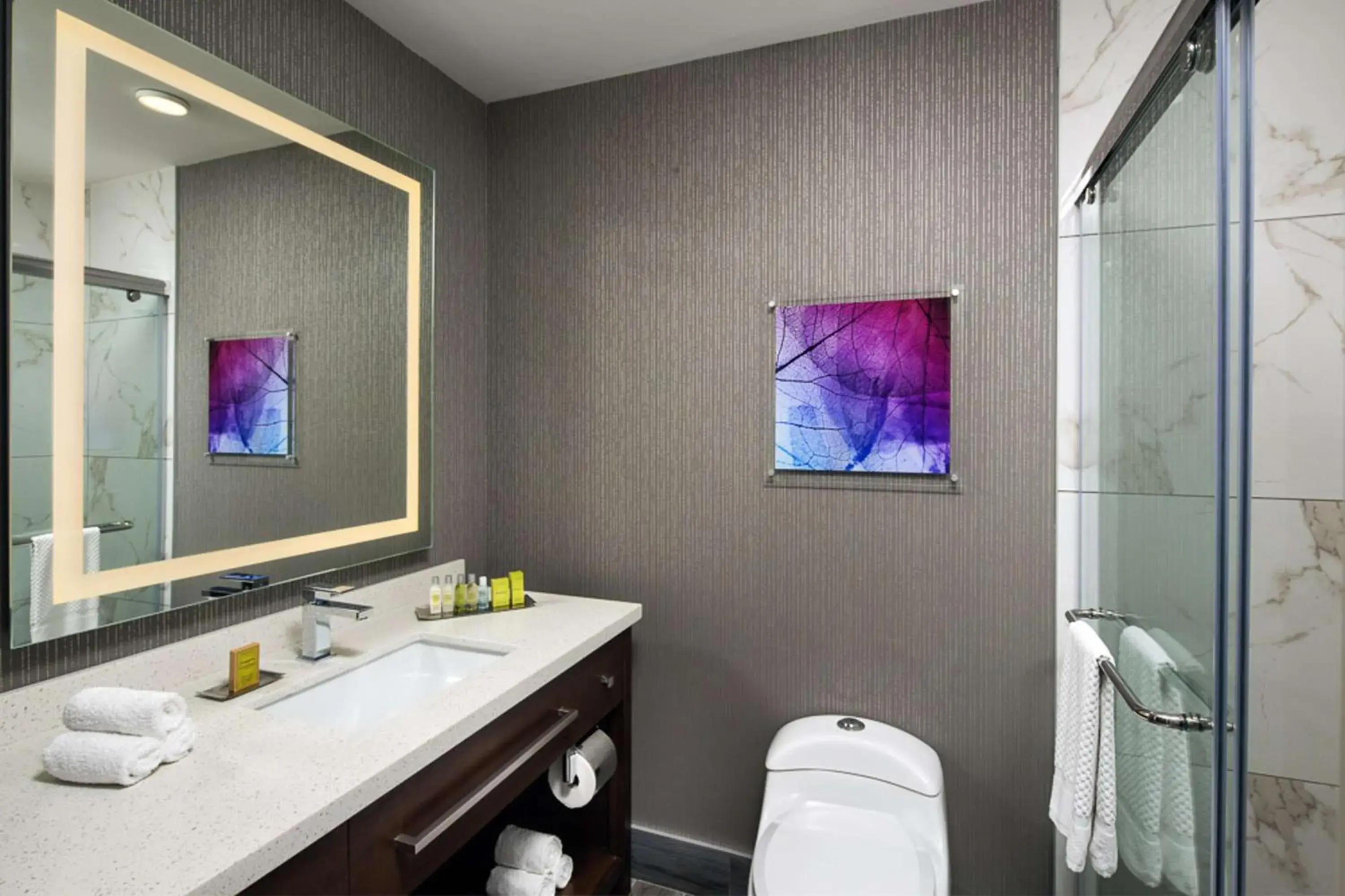 Bathroom in DoubleTree By Hilton Halifax Dartmouth Bathroom in DoubleTree By Hilton Halifax Dartmouth