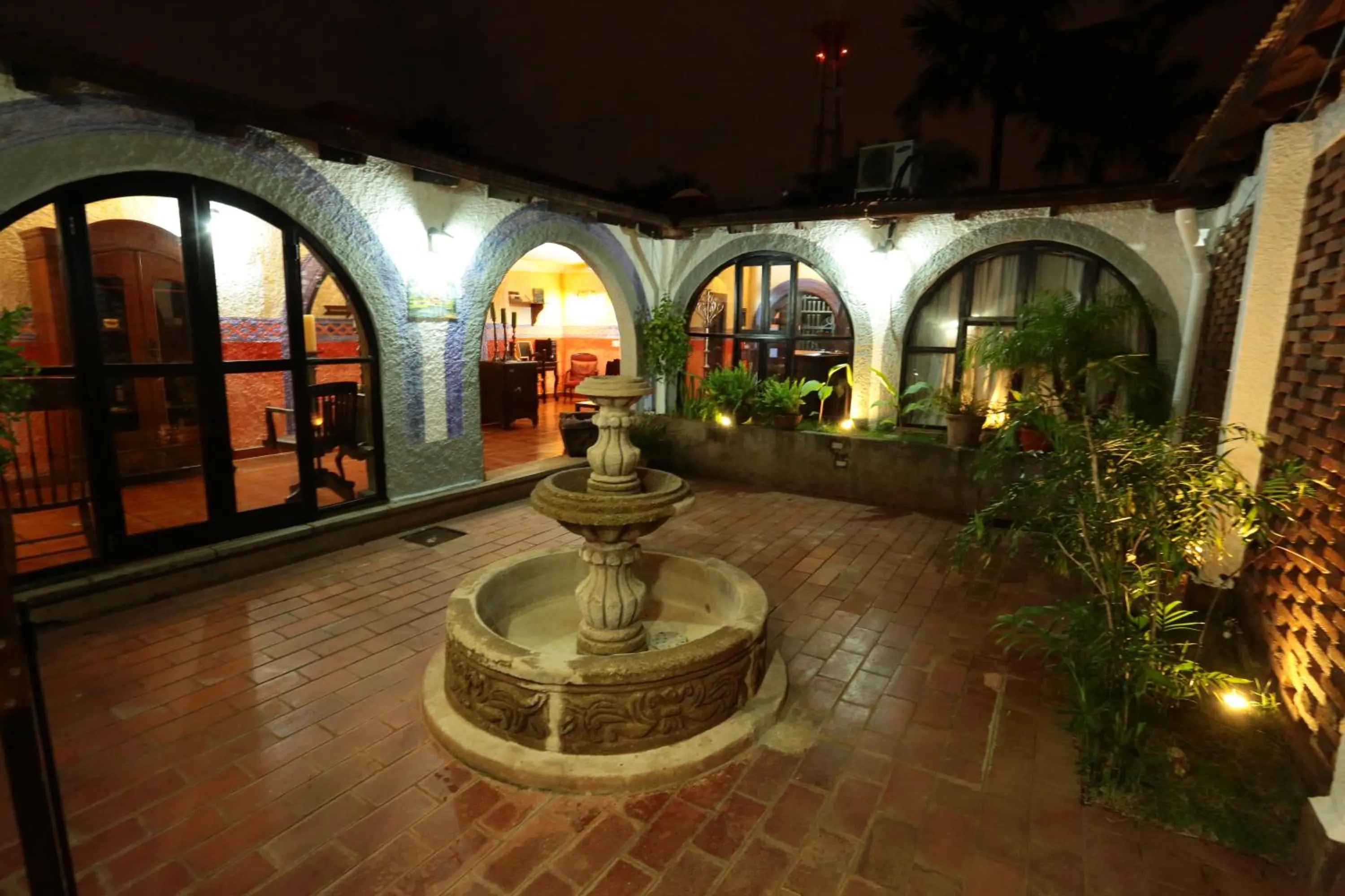 Patio in Hotel Casa Colonial Boutique