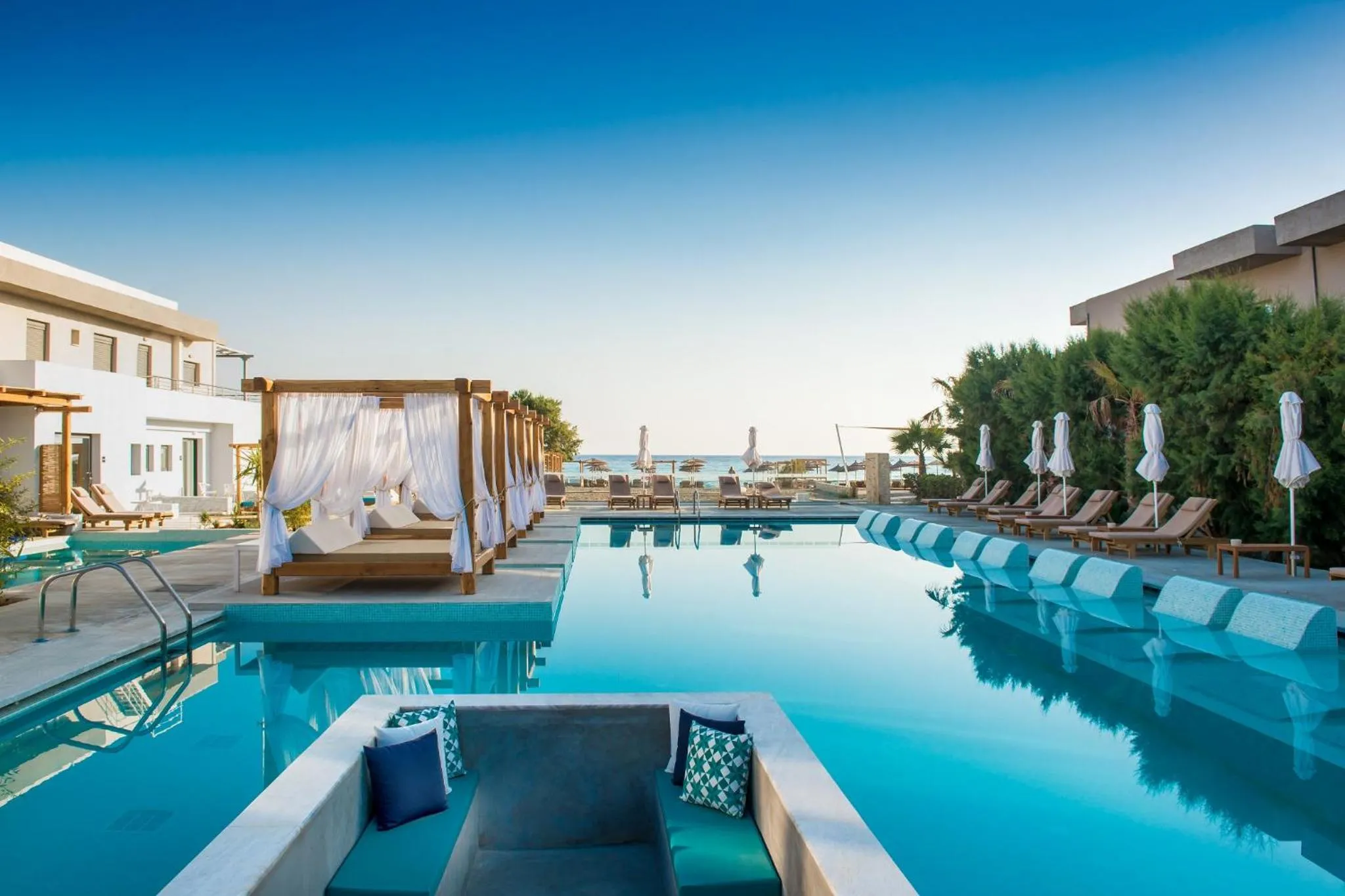 Swimming pool in Paralos Lifestyle Beach Adults Only