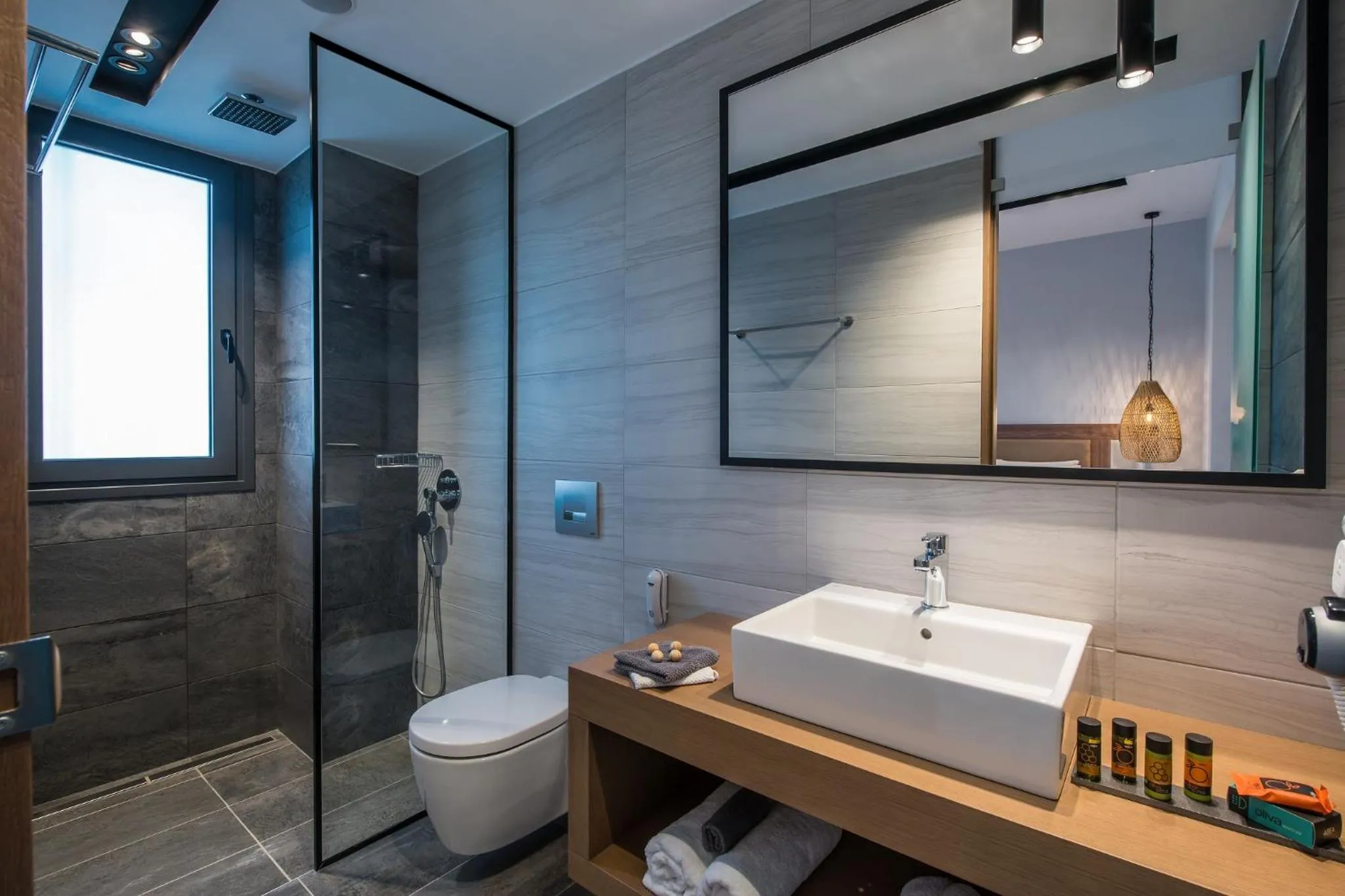 Shower in Paralos Lifestyle Beach Adults Only